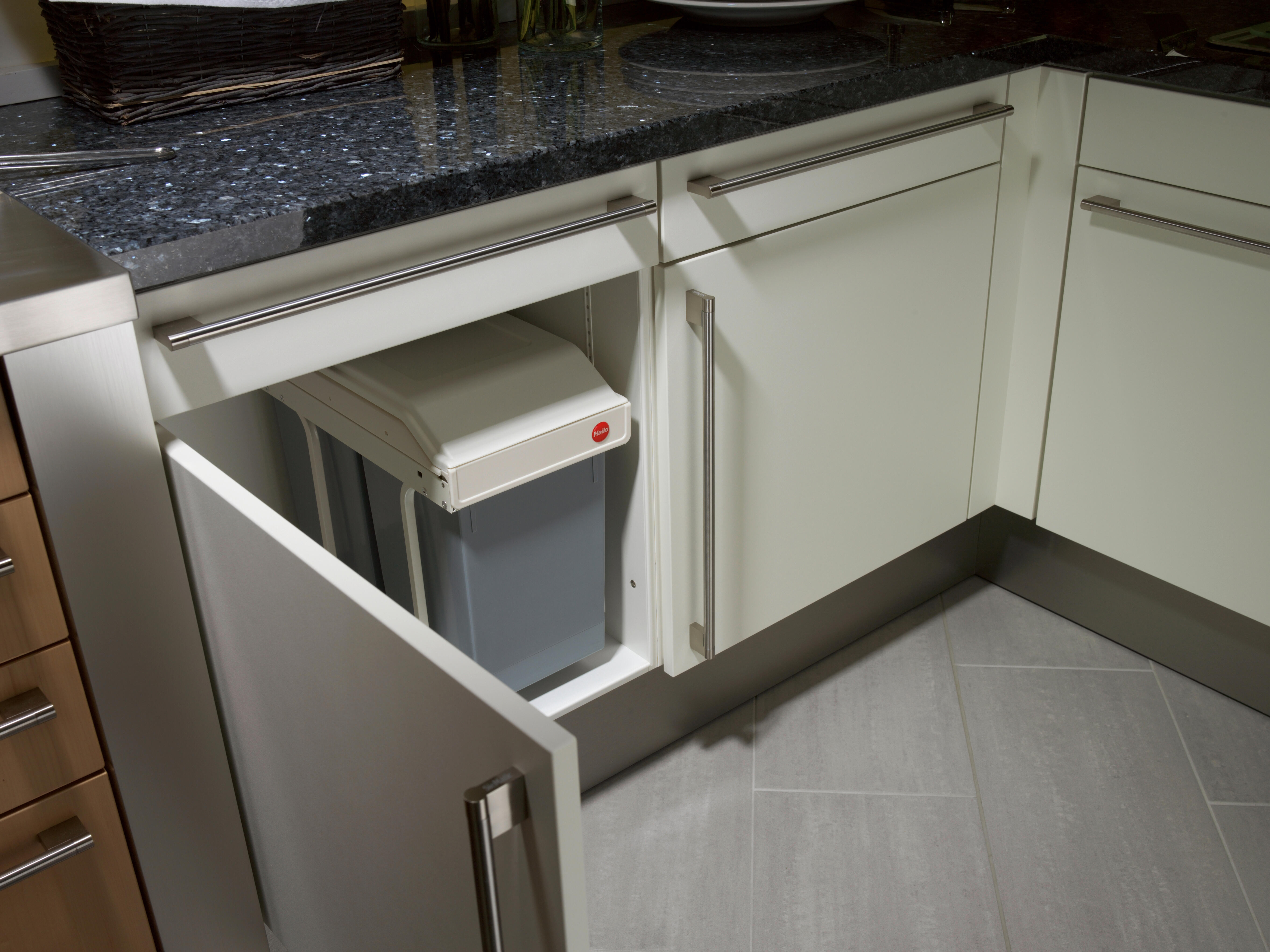 Balde de lixo extraível 15+15L Hailo - 14