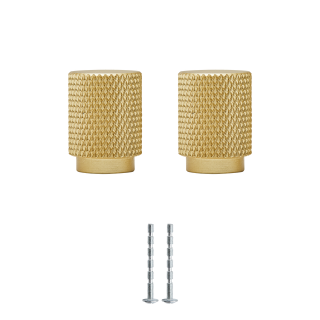 2 Pomo de mueble INSPIRE Axel en latón cepillado mate