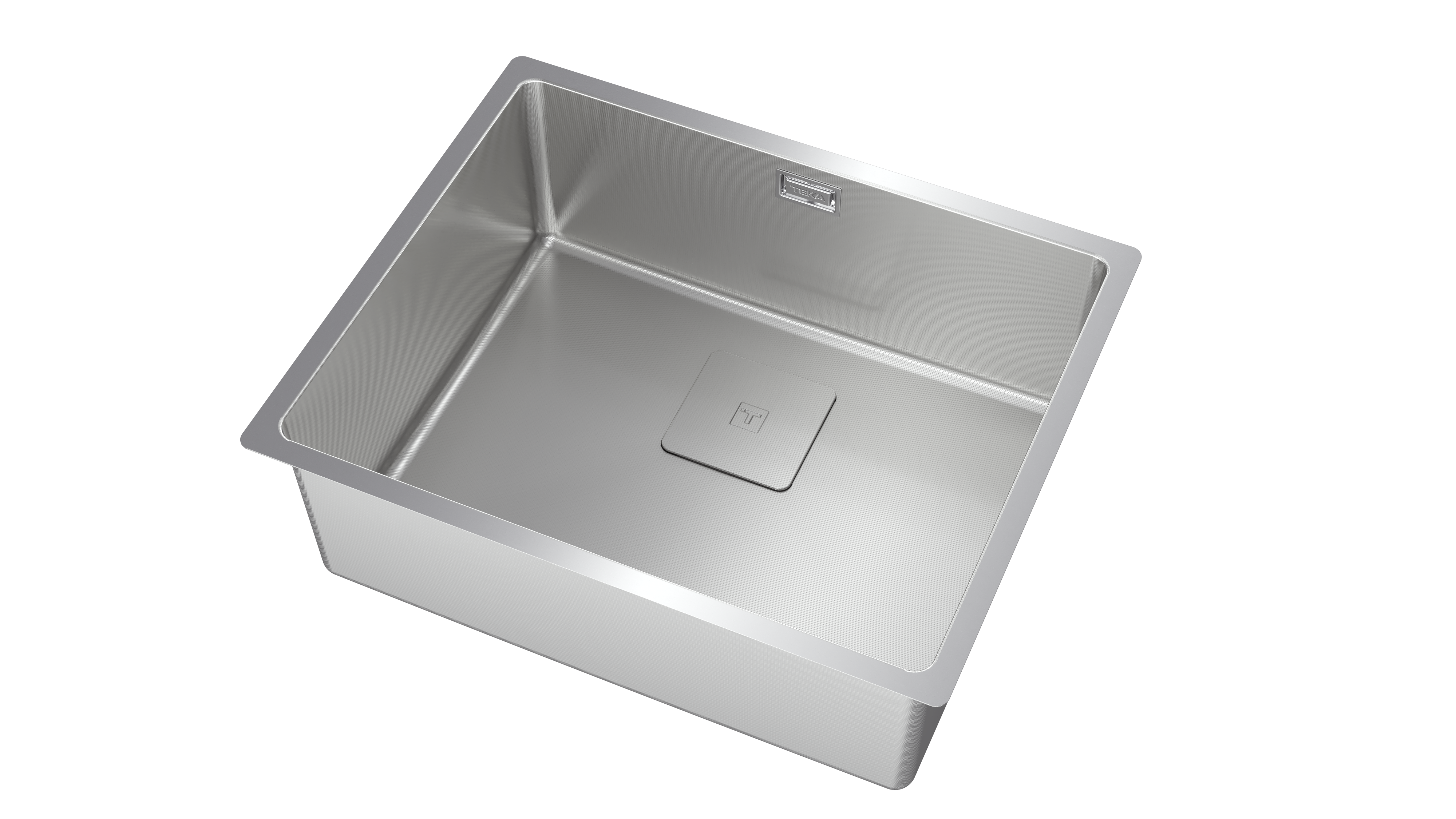 Evier à encastrer 1 cuve, Inox micro-structuré TOPLINEA PURECLEAN Gris - 3