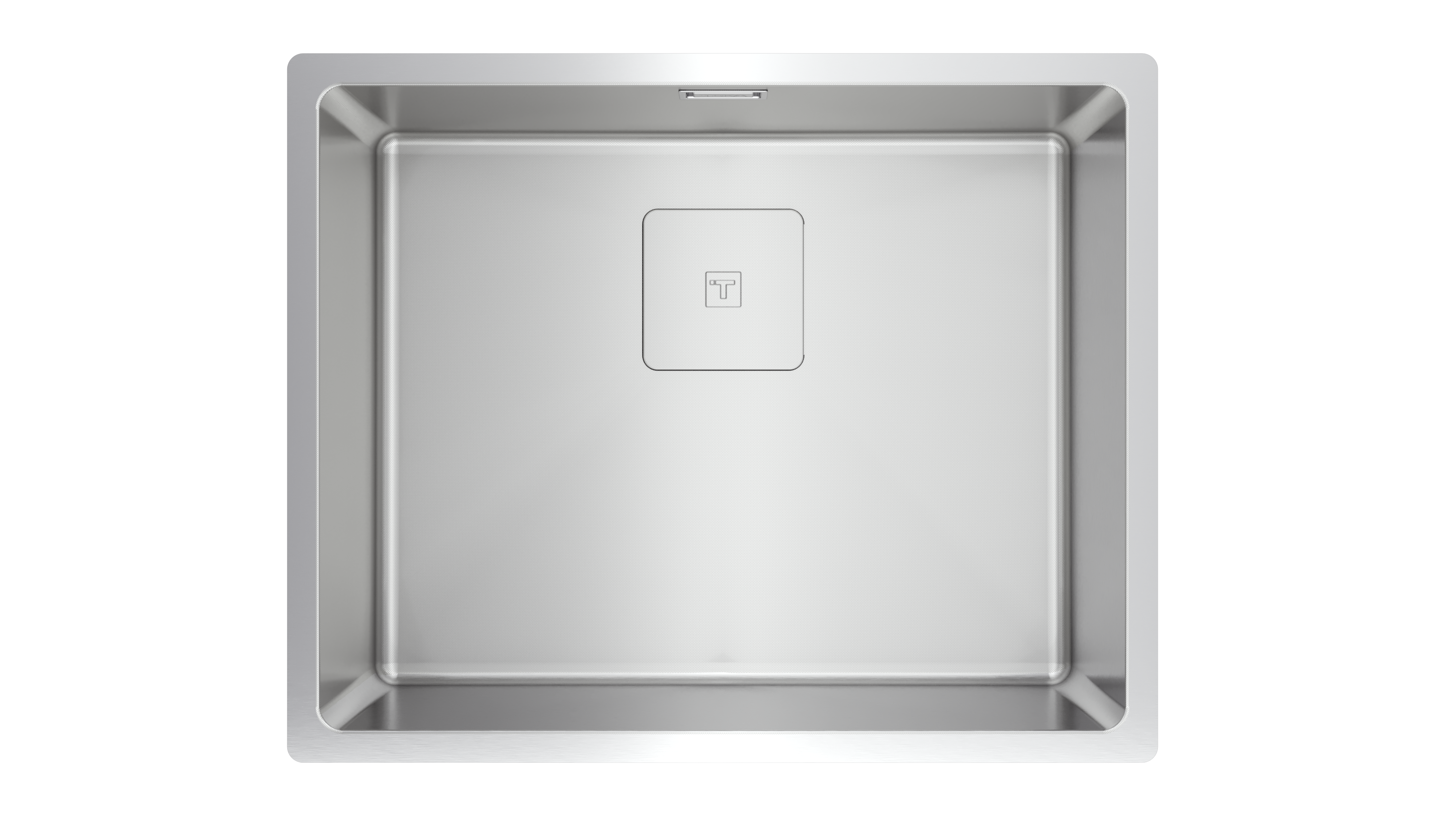 Evier à encastrer 1 cuve, Inox micro-structuré TOPLINEA PURECLEAN Gris - 2