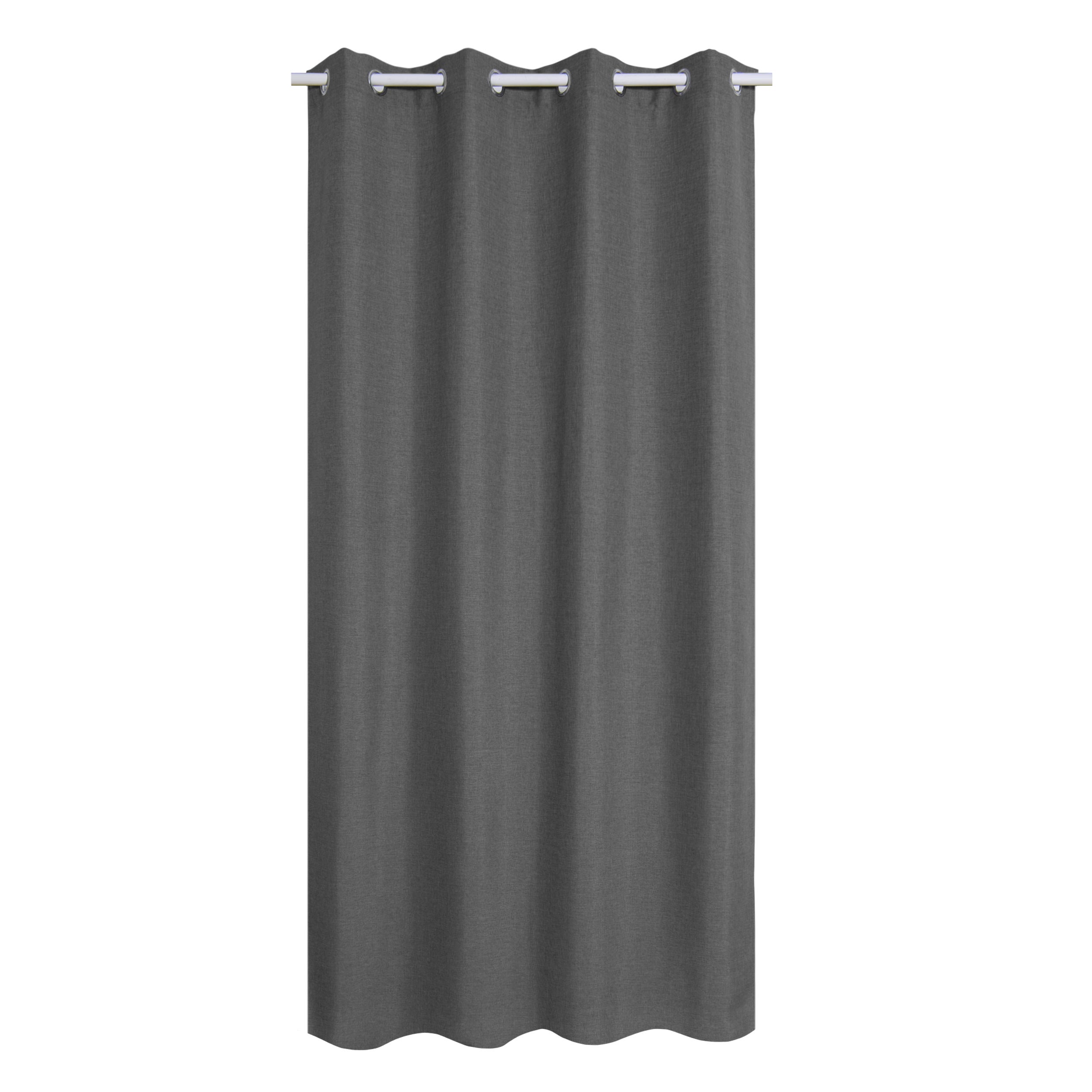 Tenda INSPIRE Looks grigio, lacci 140x280 cm - 4