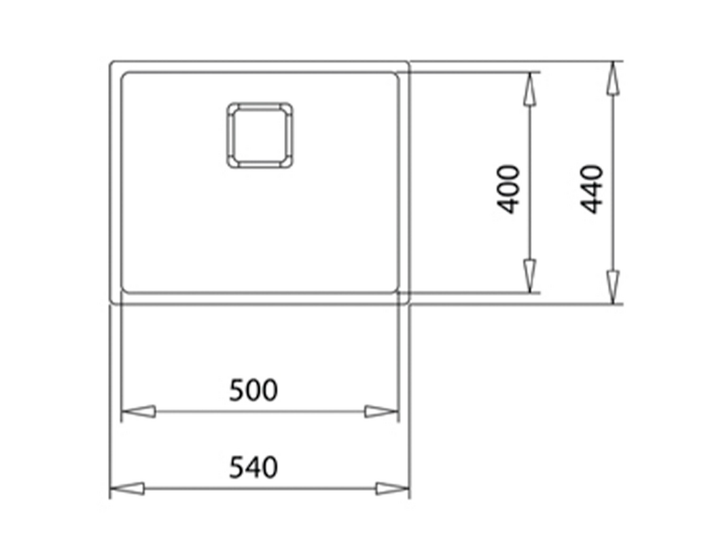 Evier à encastrer 1 cuve, Inox micro-structuré TOPLINEA PURECLEAN Gris - 6