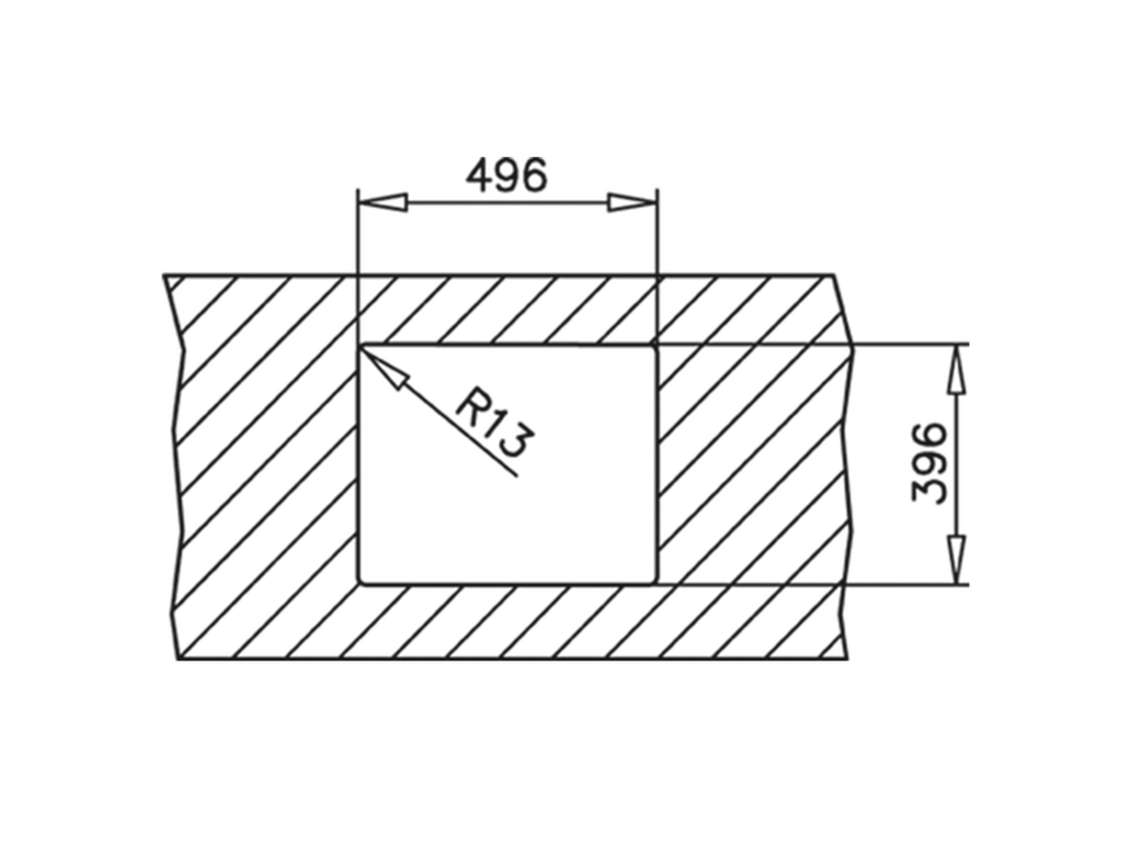 Evier à encastrer 1 cuve, Inox micro-structuré TOPLINEA PURECLEAN Gris - 7