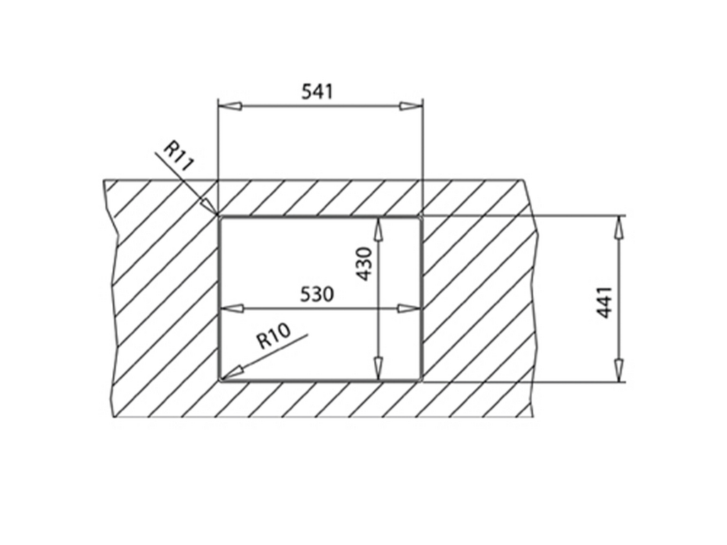 Evier à encastrer 1 cuve, Inox micro-structuré TOPLINEA PURECLEAN Gris - 8