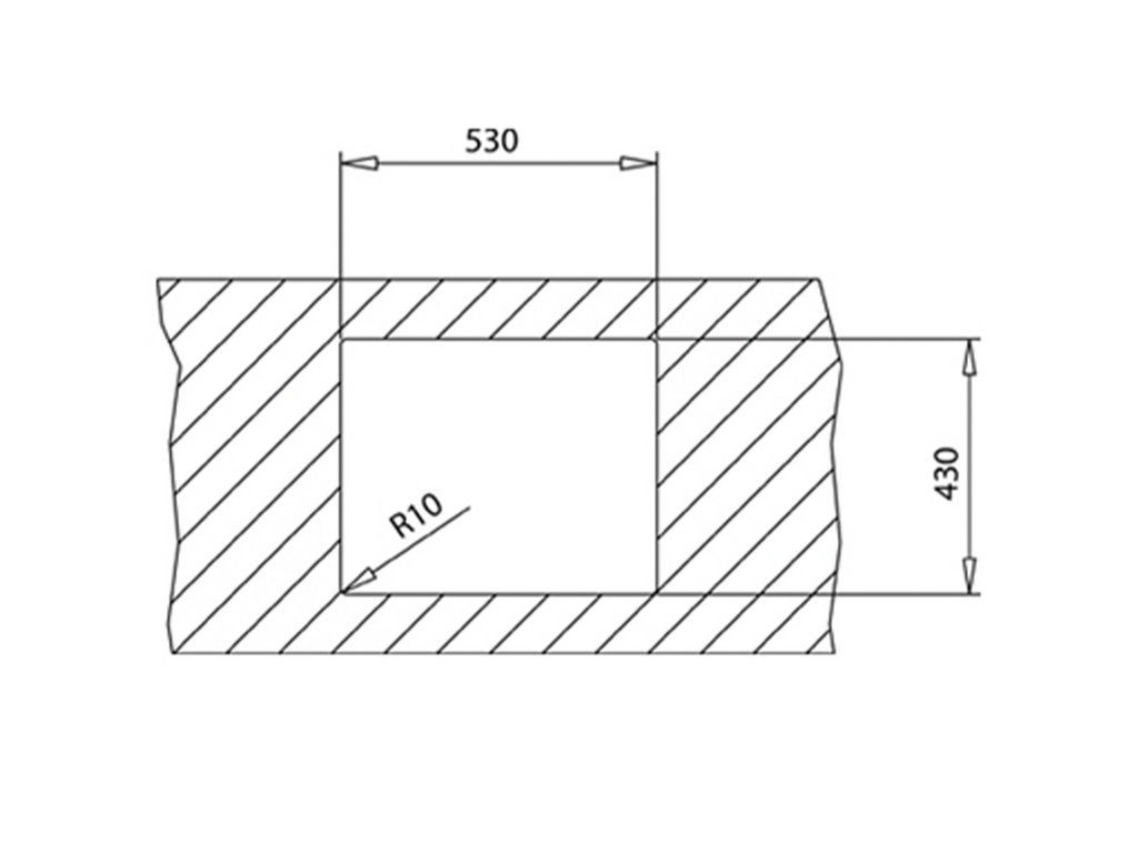 Evier à encastrer 1 cuve, Inox micro-structuré TOPLINEA PURECLEAN Gris - 9