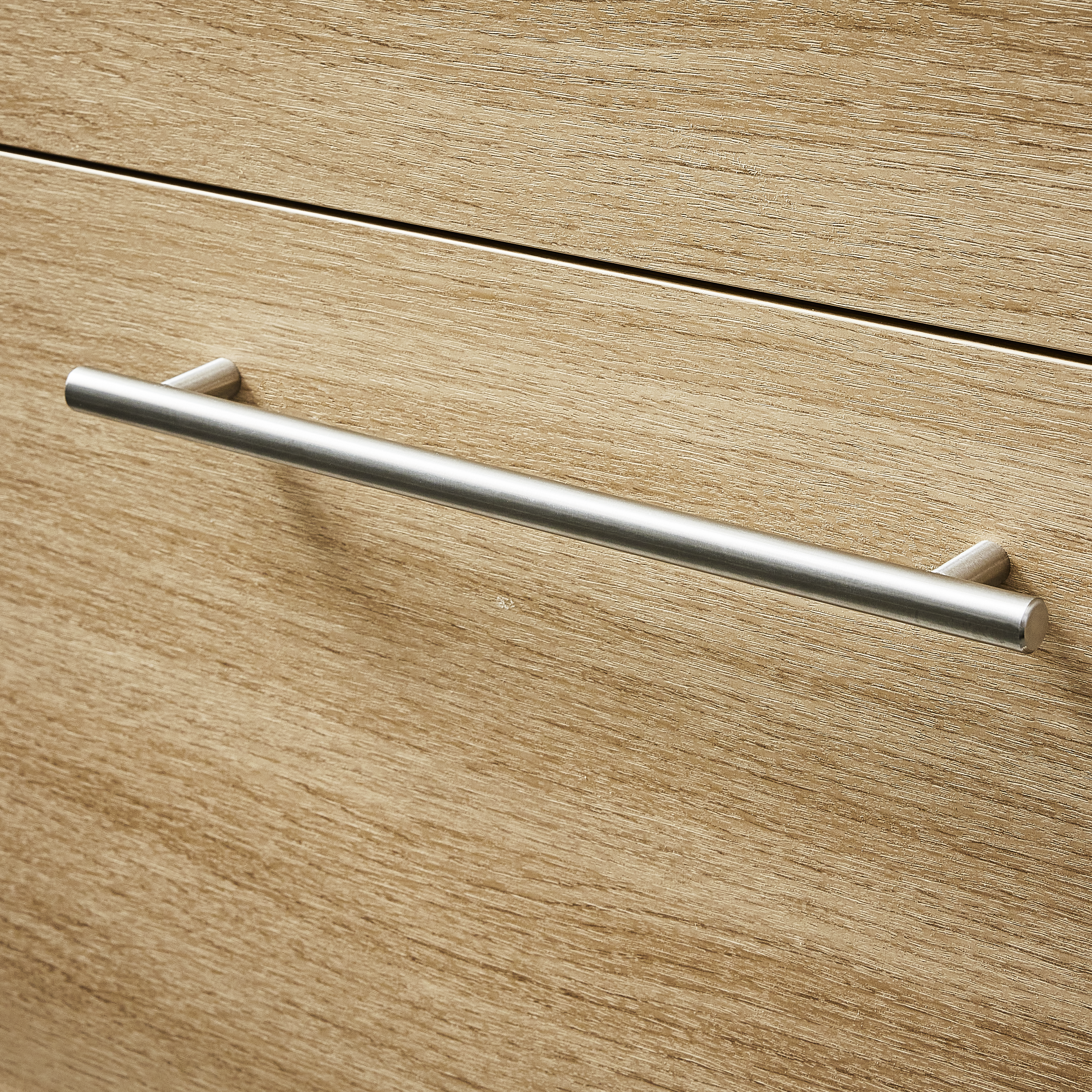 Maniglia per mobili INSPIRE SARA in inox nichel spazzolato lucido interasse 224 mm - 7