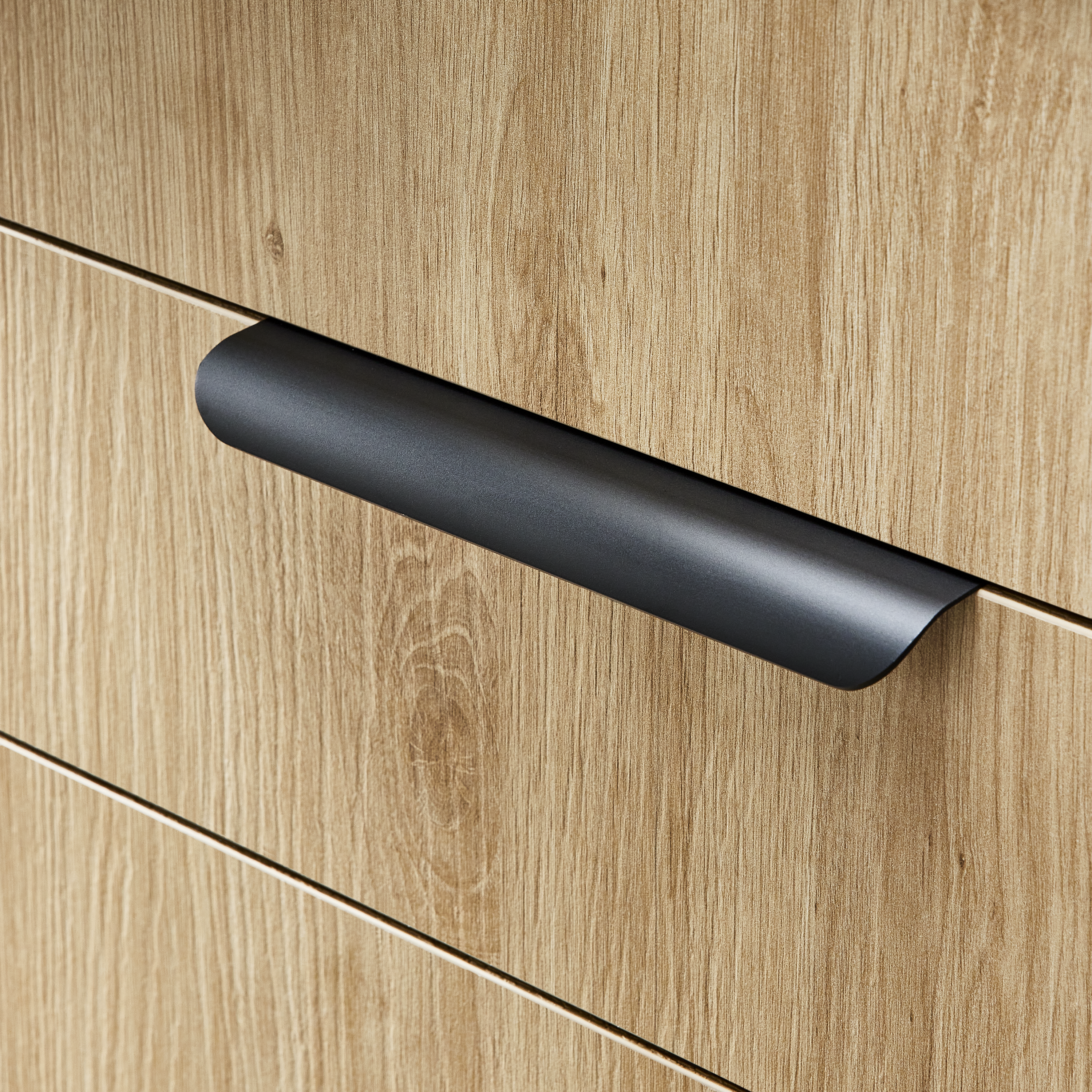 2 Puxadores preto mate 180 mm Spaceo Evo'M Oslo - 6