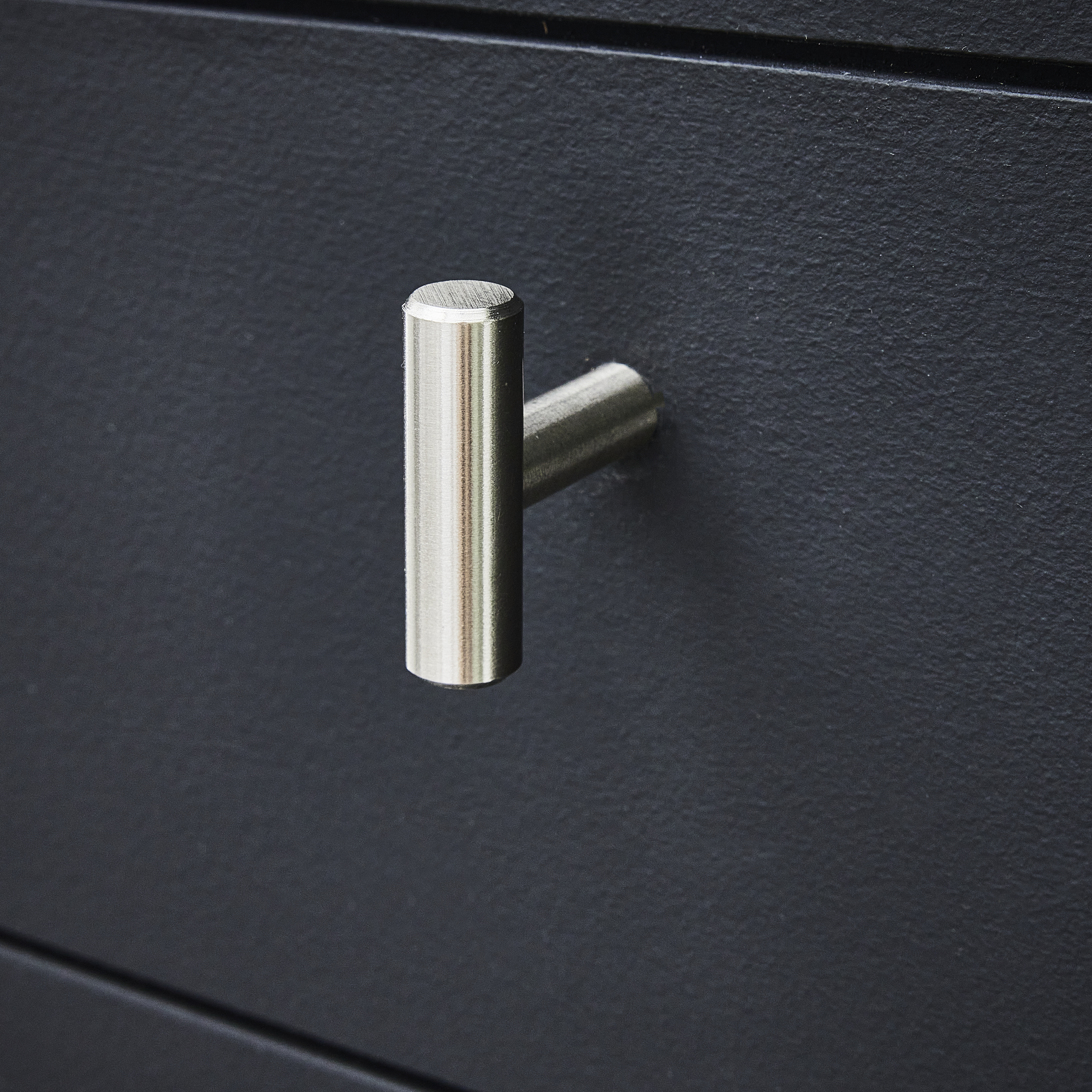 Pomolo per mobili INSPIRE urban in acciaio argento spazzolato opaco H 40 mm L 12 mm - 8