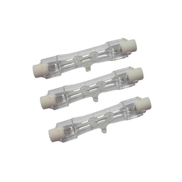 Lot de 3 ampoules halogène, crayon R7S, 2137lm = 133W, dimmable, LEXMAN