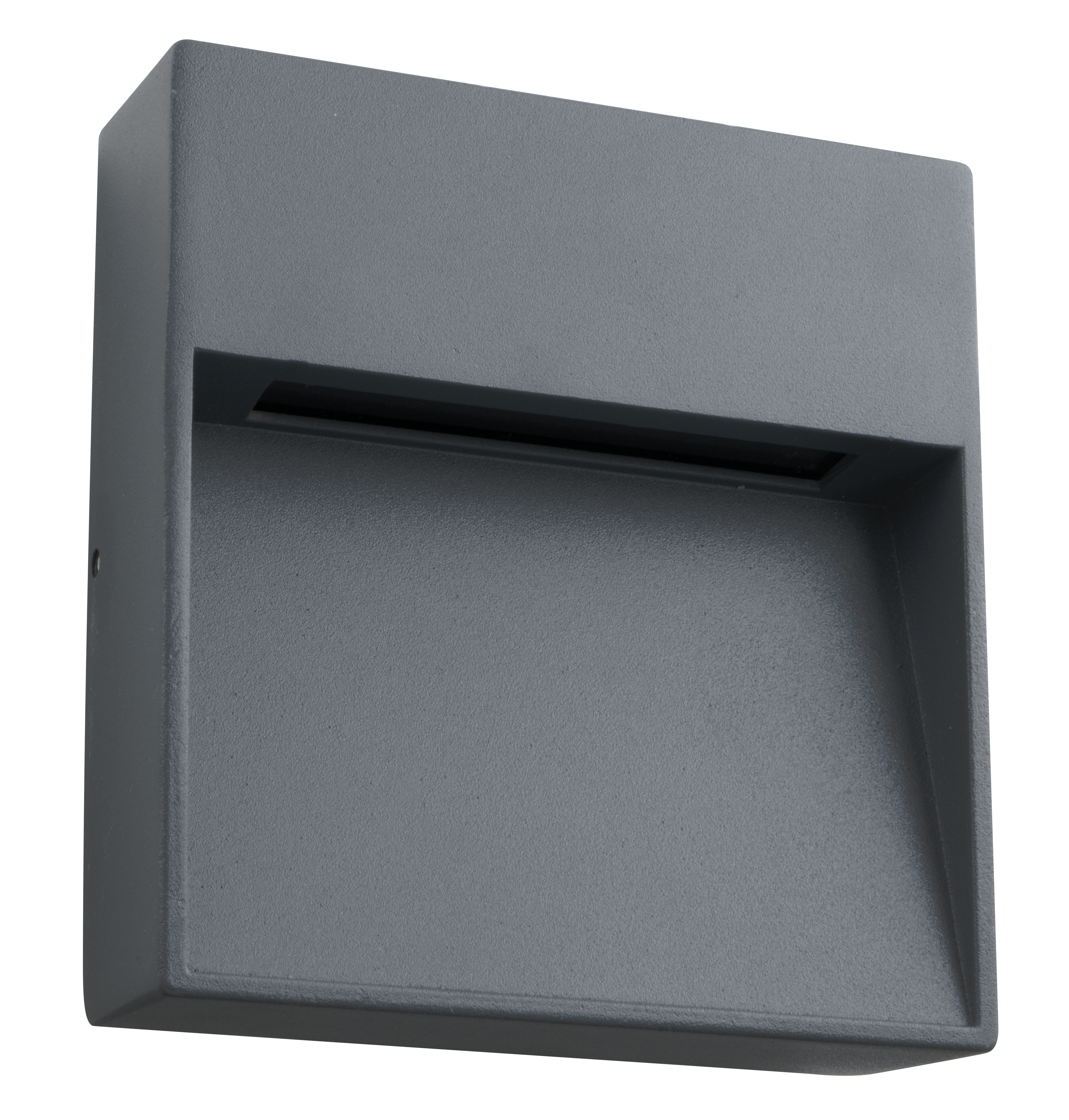 Foco empotrable de superficie cuadrado lex90036 led antracita 6w blanco neutro