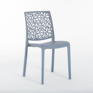 Set di sedie da giardino in polipropilene grigio London Stone