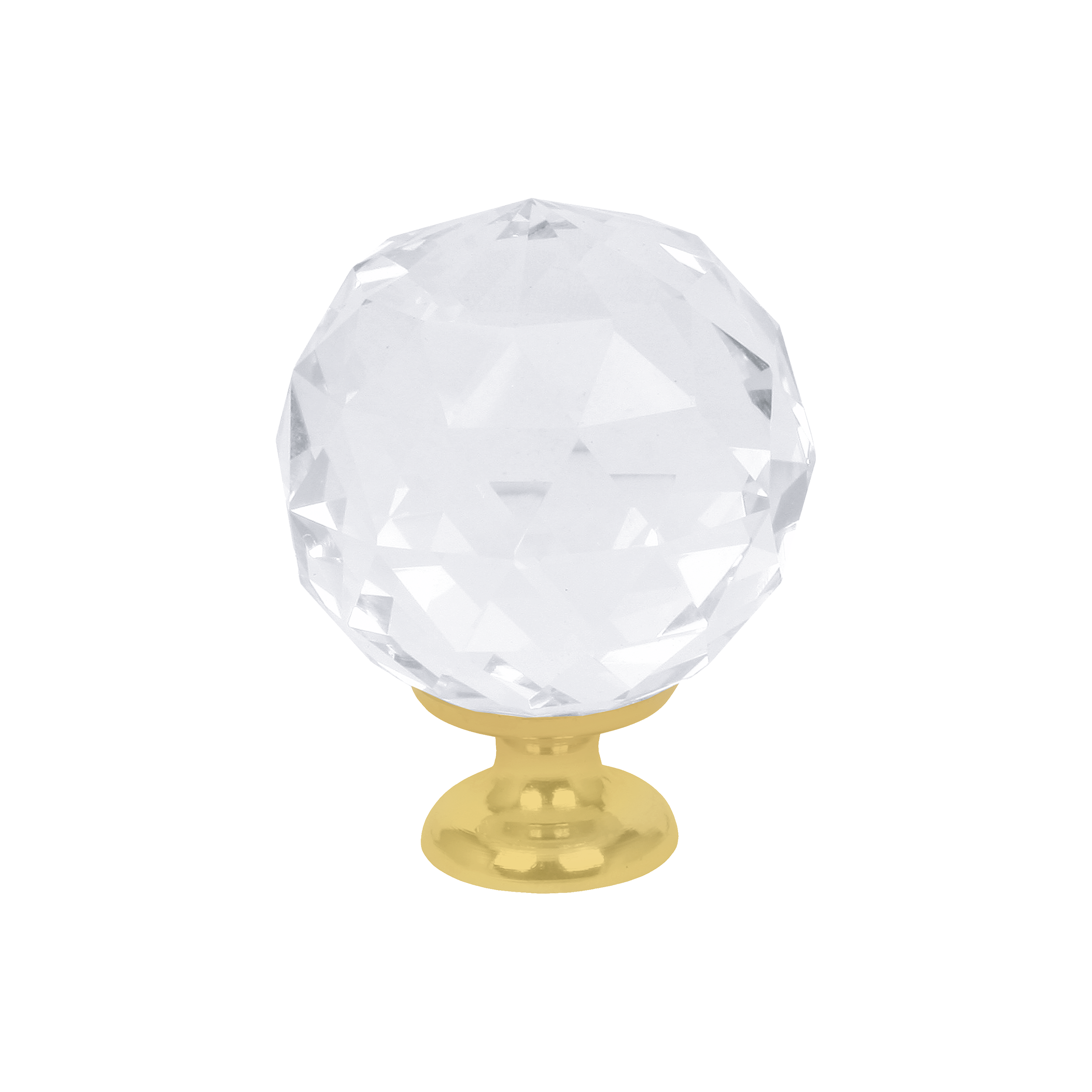 Gałka meblowa Crystal Palace 30 mm złota