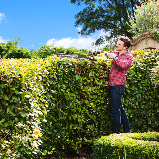 Taille-haie hybride RYOBI ONE+ RHT1850H25HS Hybride, 18V 2.5Ah L.50 cm - 3