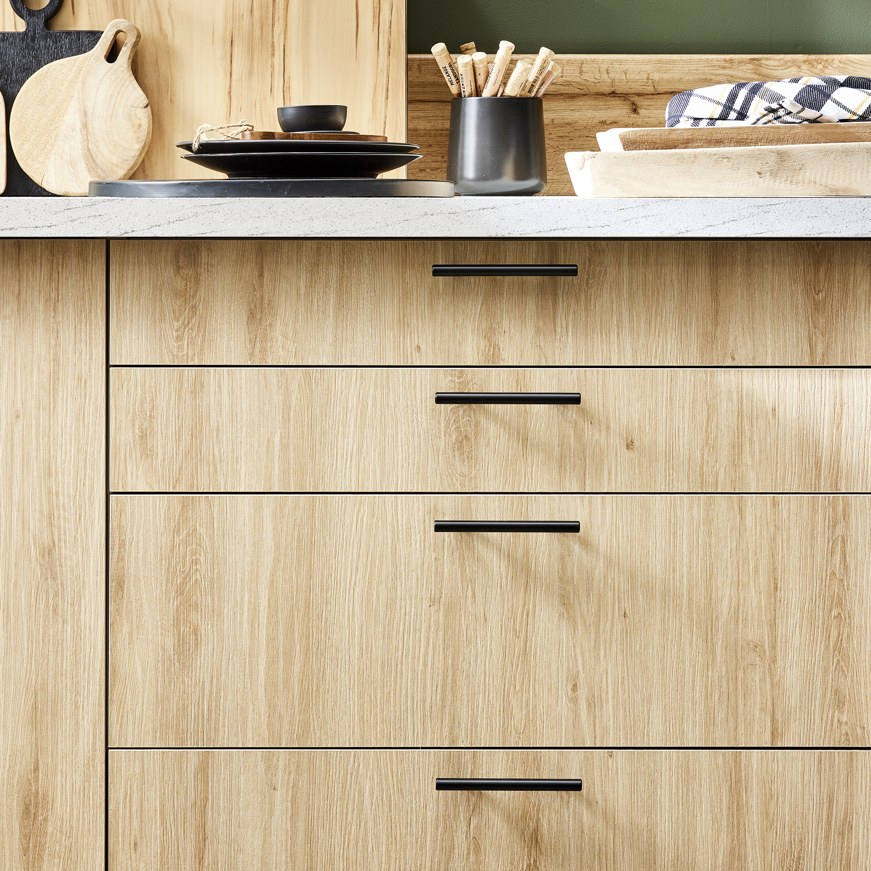 Puxador para móvel asa aço inoxidável preto 96 mm Inspire Sara - 3