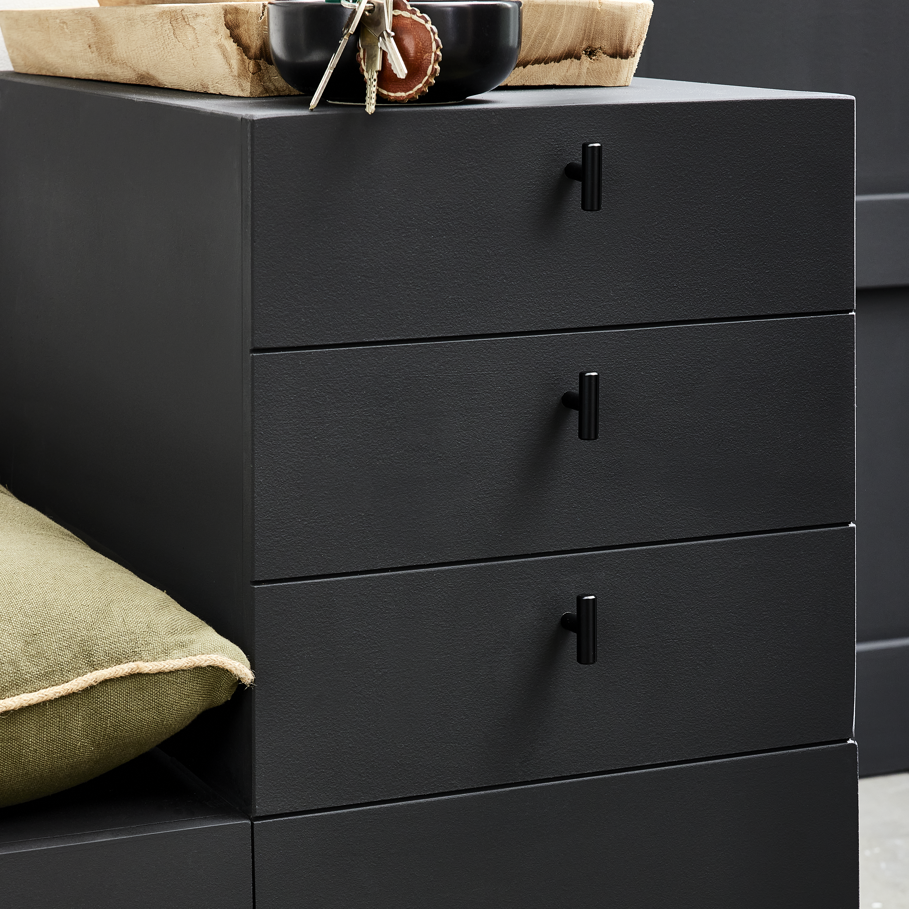 Puxador para móvel aço preto 40 mm Inspire Urban - 2