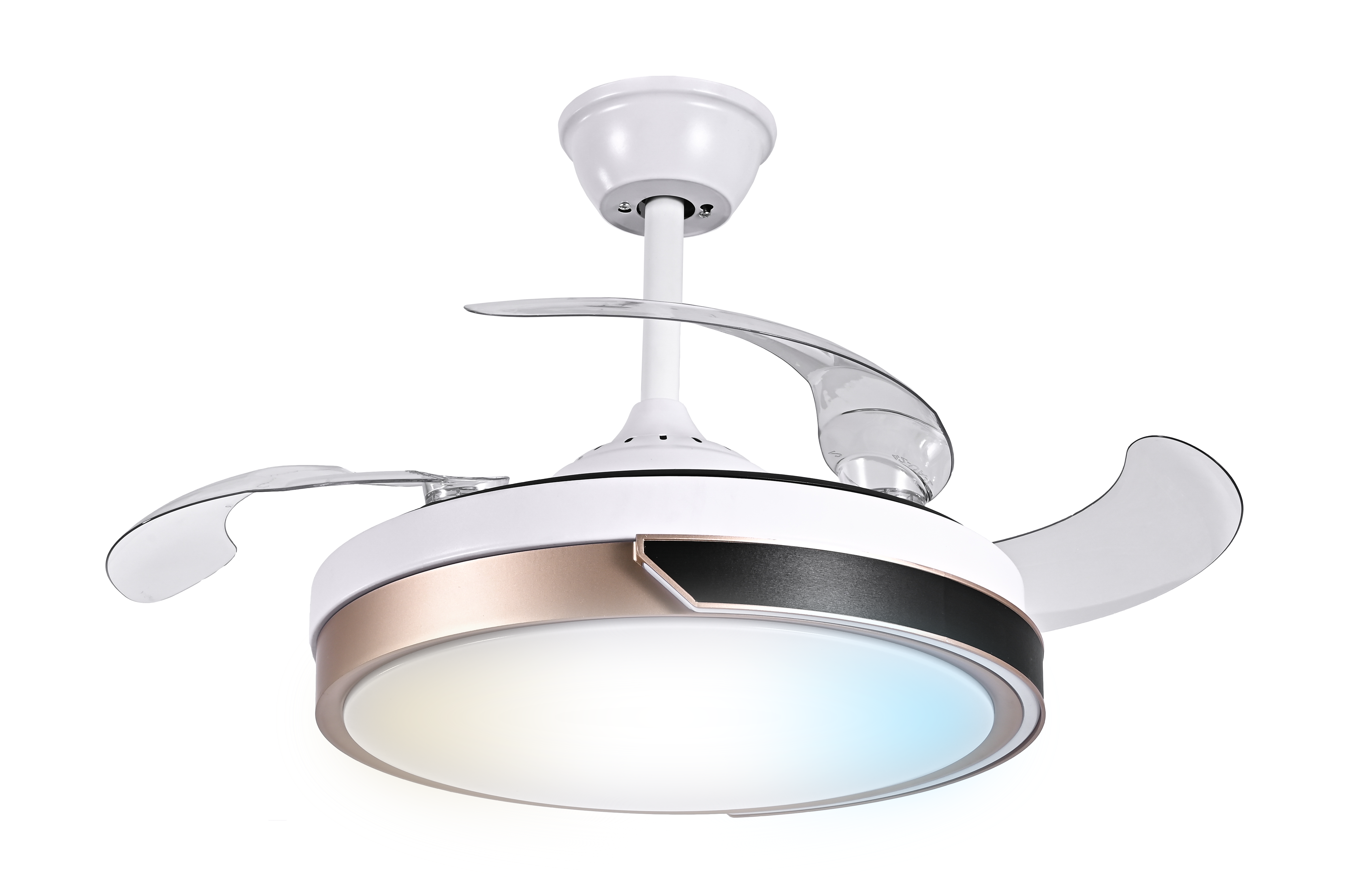 Ventilador de techo con luz motor dc frixio blanco 106 cm color luz regulable