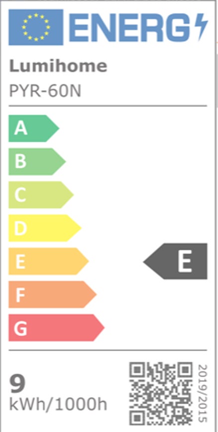 Potelet extérieur LED, 1000 lumens Pyramide noir LUMIHOME - 6