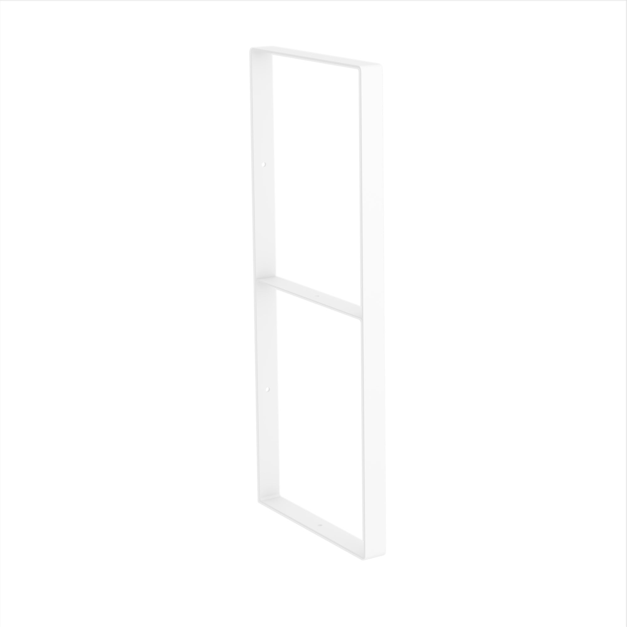 Escuadra decorativa blanco epoxi alt. 61 x an. 26 cm