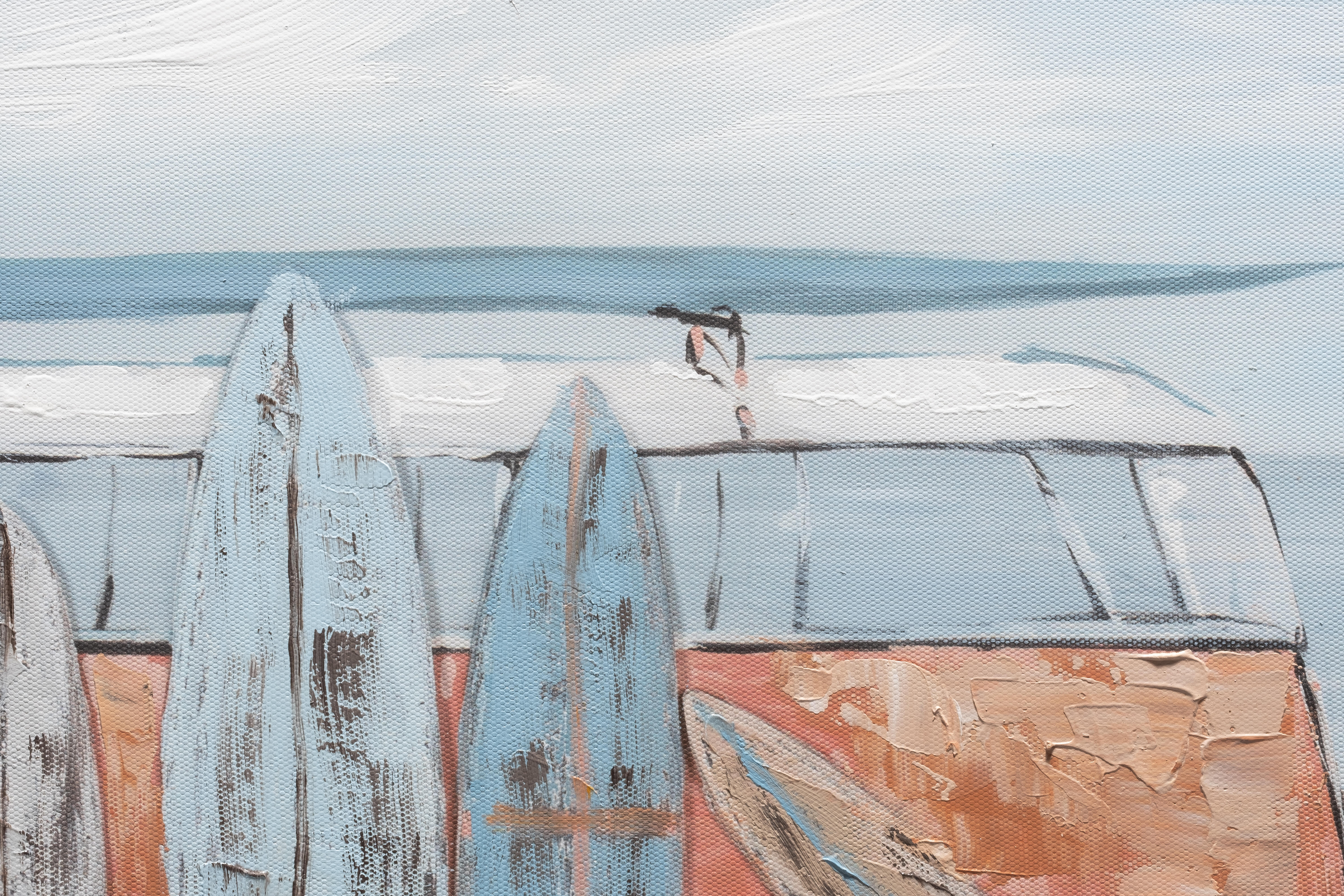 Tela pintada CARRINHA PRANCHAS SURF 60 x 60 cm - 4
