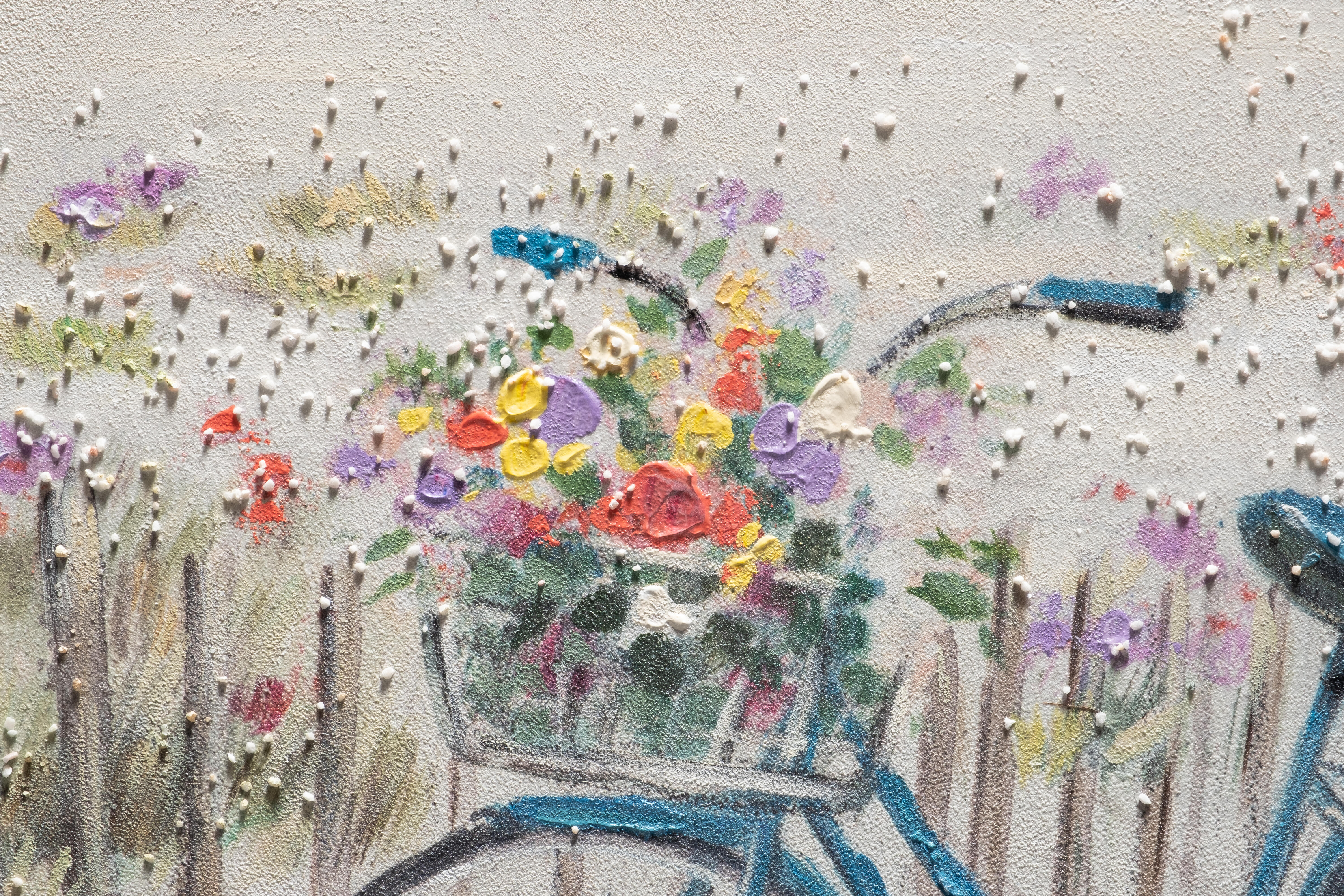 Tela pintada PRAIA BICICLETA 65 x 150 cm - 4