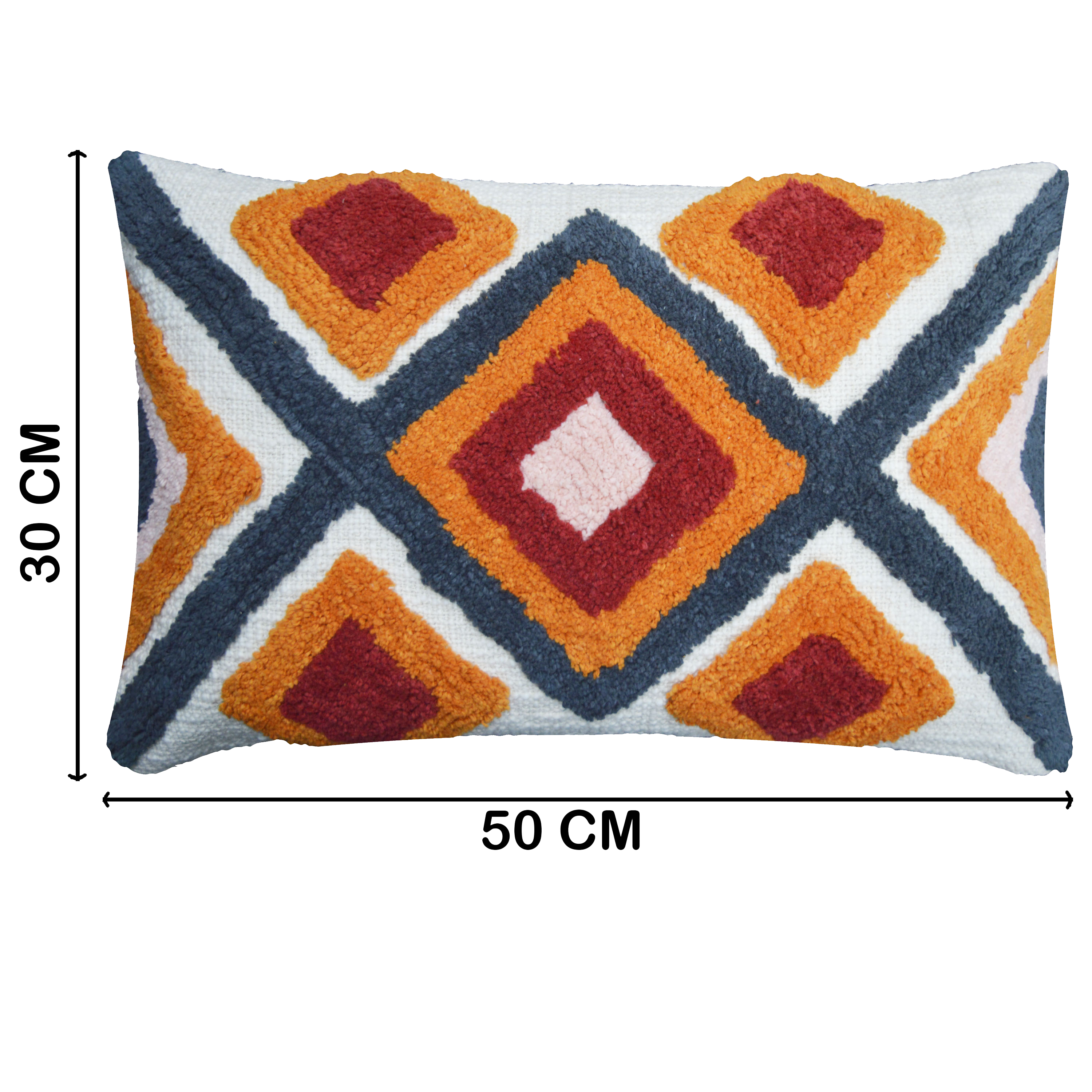 Cojín decorativo inspire janak algodón multicolor 30x50cm