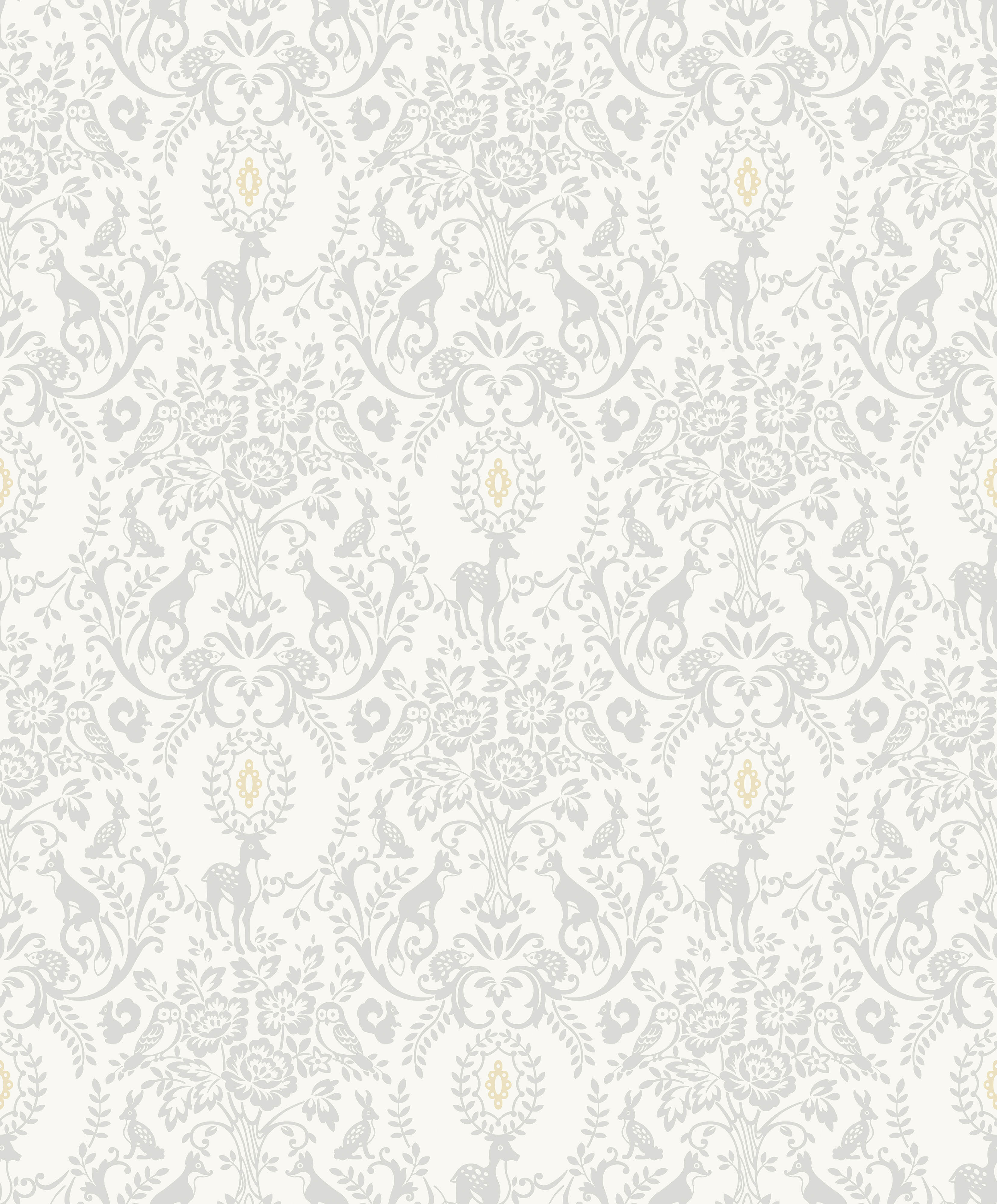 Papel pintado vinilo aplicación cola en pared animales animales del bosque multicolor grandeco 53cmx10m lavable