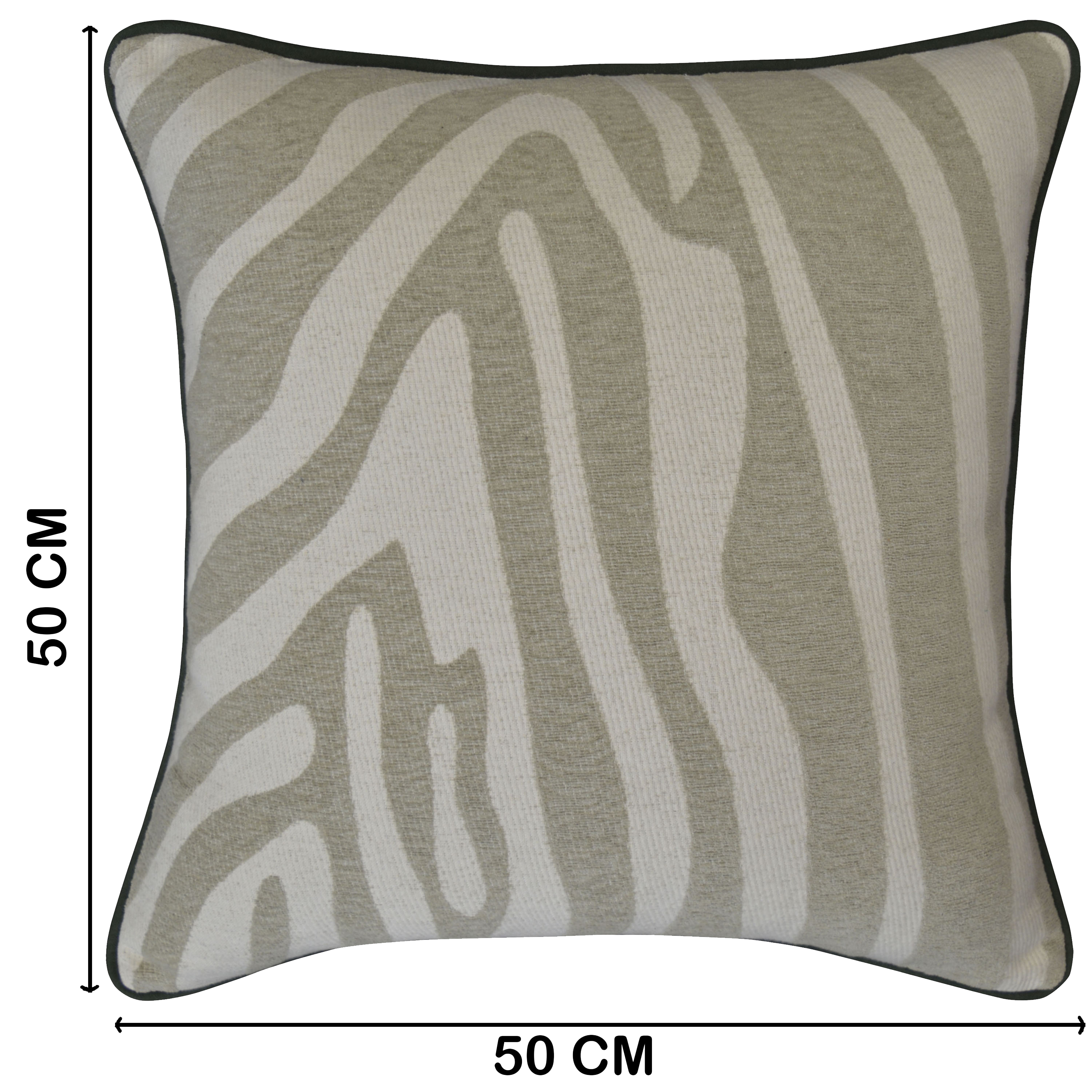 Coussin Pablo, écru l.50 x L.50 cm INSPIRE - 2