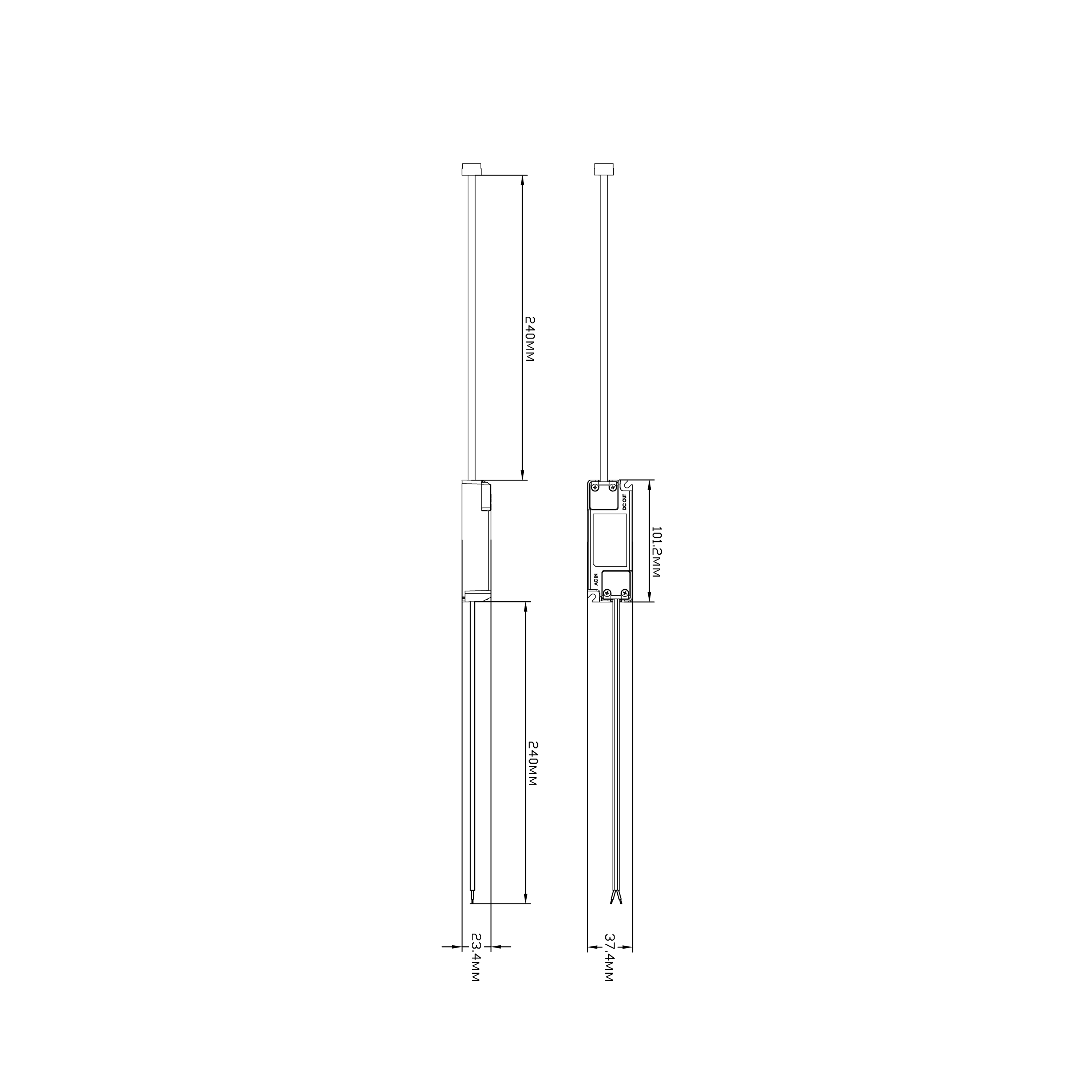 Douille GU5.3 + transformateur LED 6W 12V INSPIRE - 3