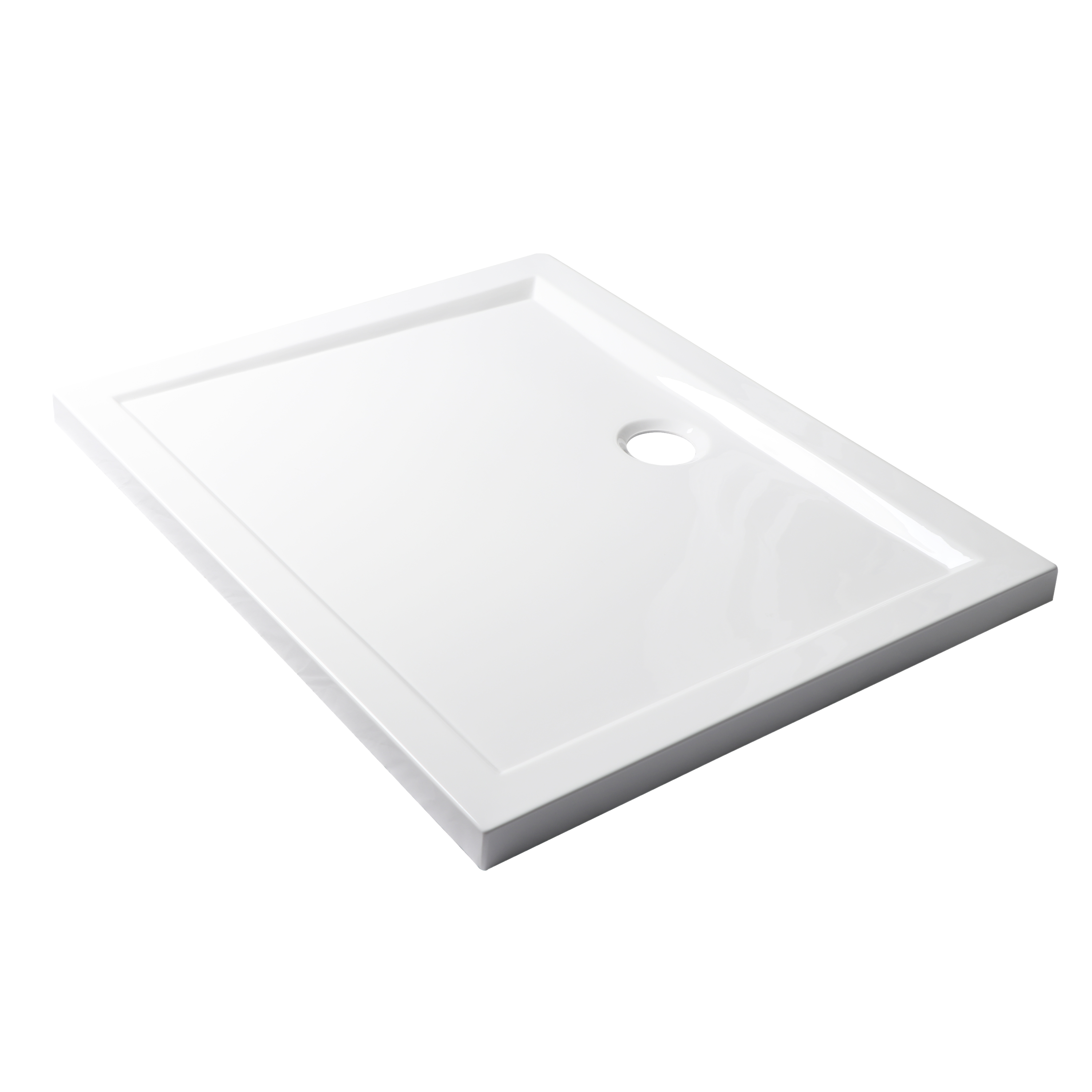 Base de duche SENSEA ESSENTIAL BRANCA 100X80 CM RETANGULAR - 3