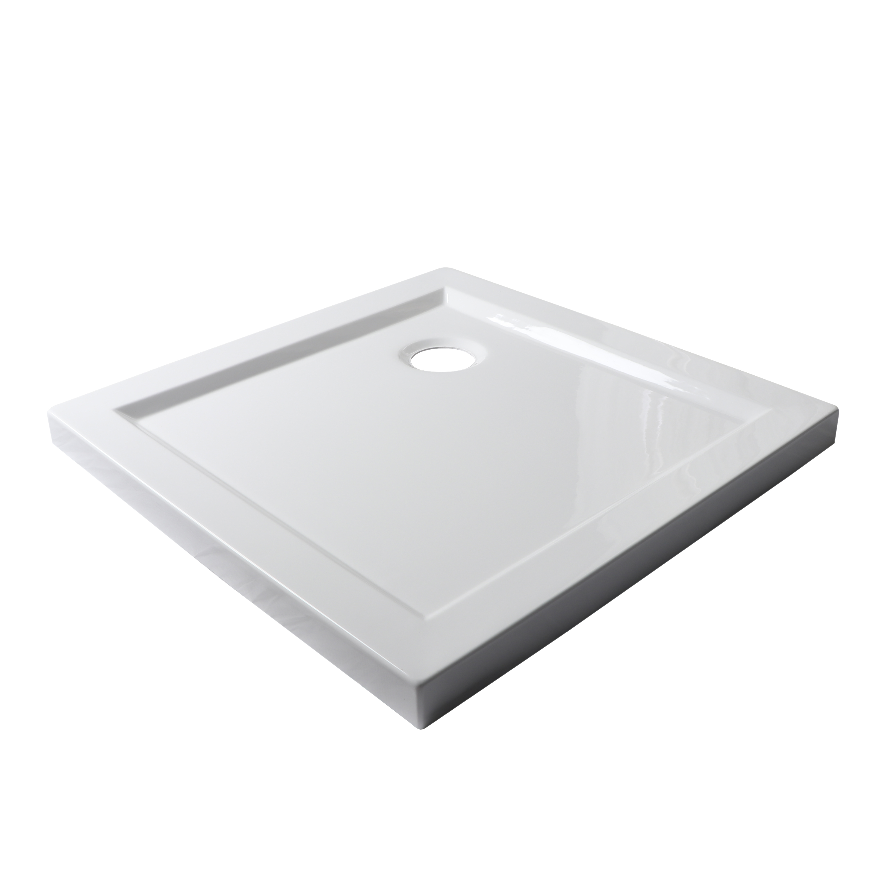 Base de duche 70x70 cm branco brilhante Sensea Essential - 2