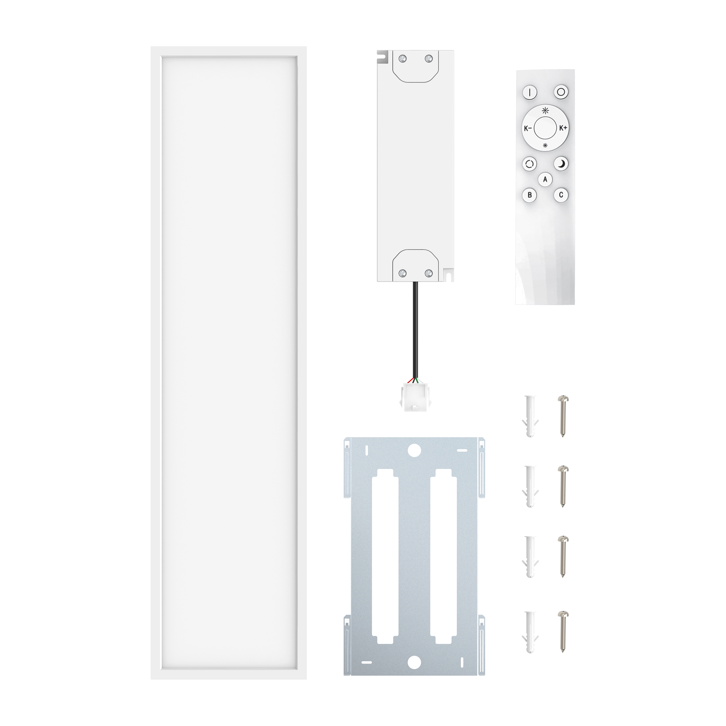 Panel LED Gdańsk biały 30 x 120 cm 5400 lm Inspire - 11