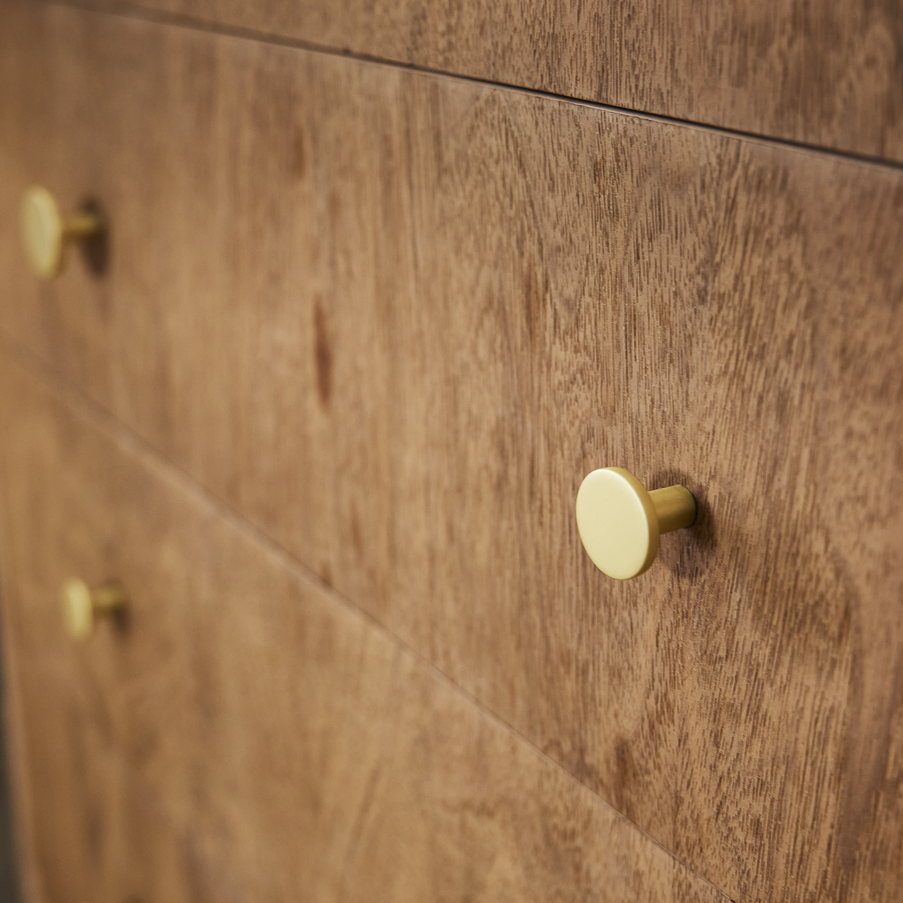 2 Puxadores dourado escovado mate 25 mm Spaceo Evo'M Benny - 7