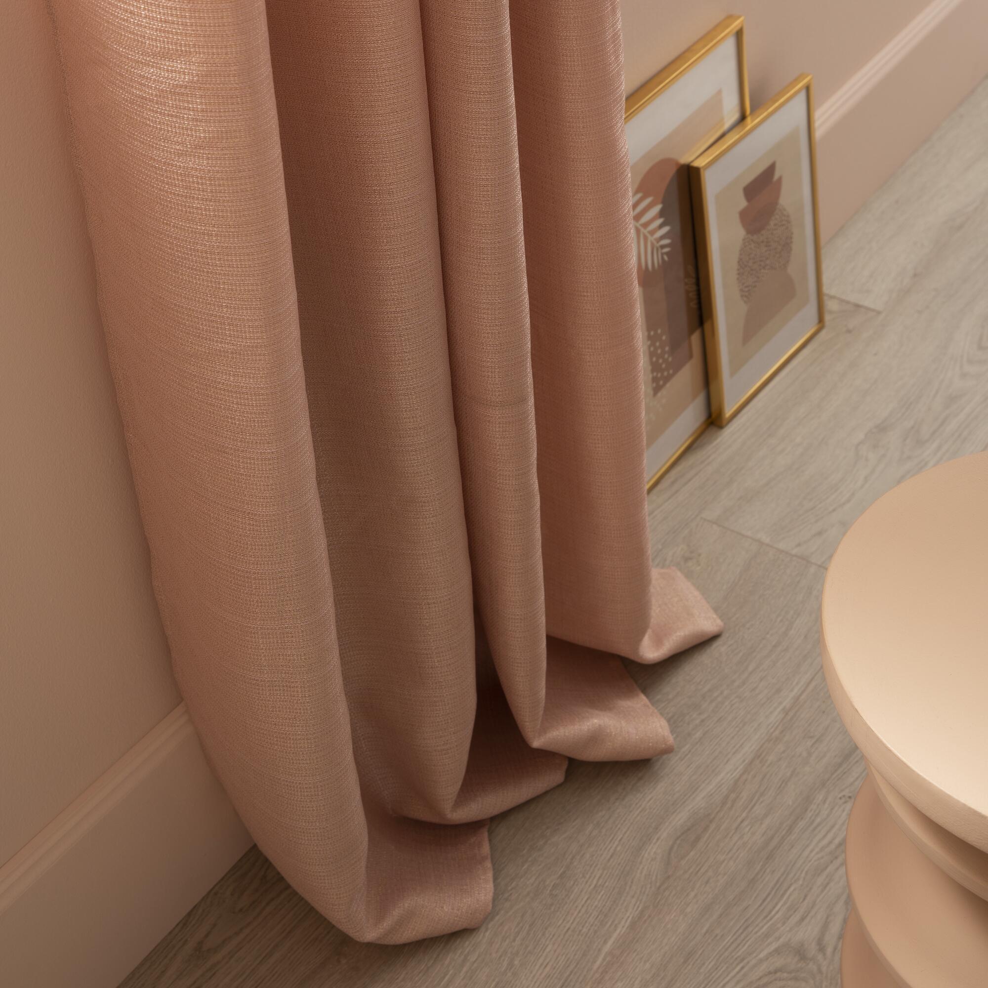 Rideau tamisant, Dario, rose H.260 x l.140 cm INSPIRE - 2