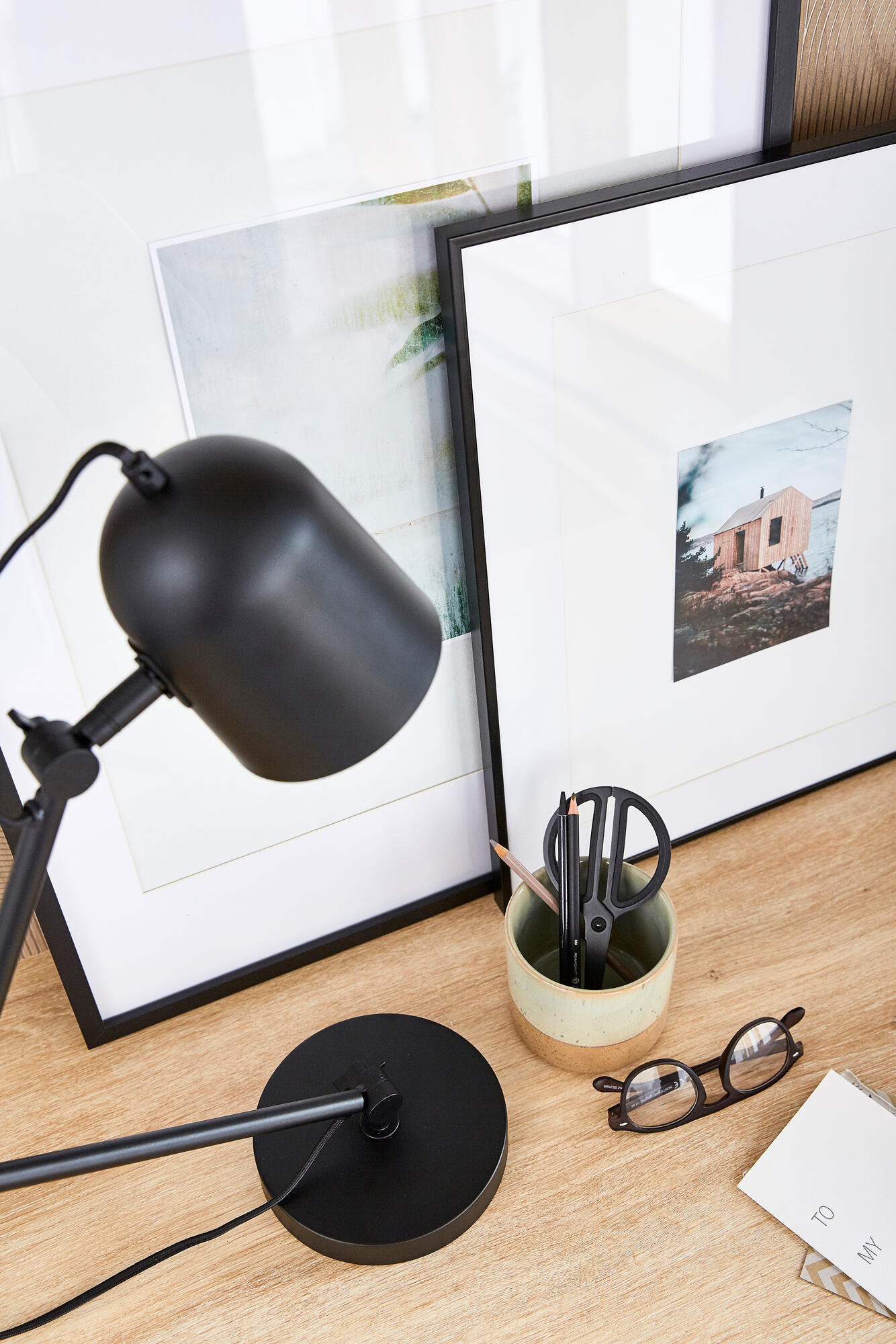 Marco con Passepartout Milo negro INSPIRE 40x50cm - 10