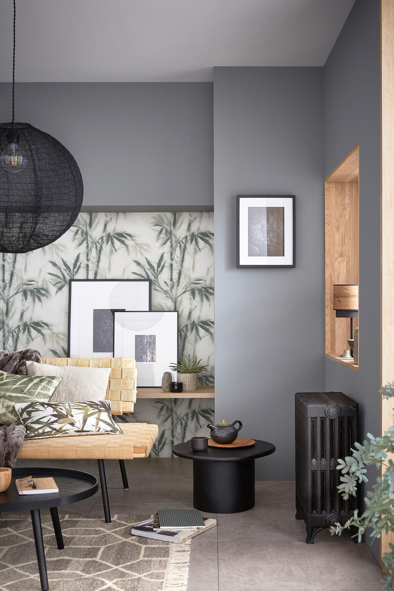 Moldura 60x80cm preto Inspire milo - 6