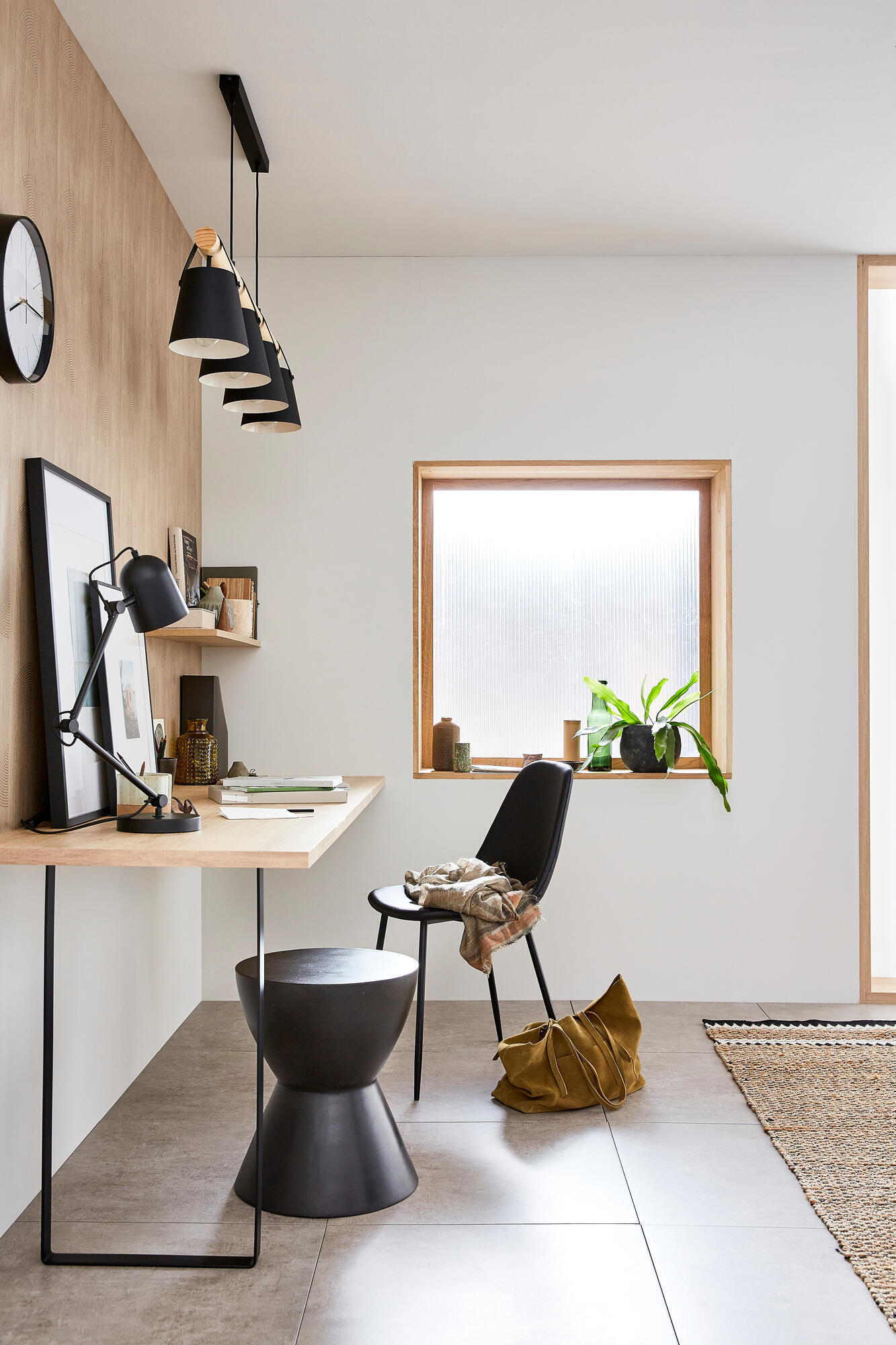 Cadre Milo, 40 x 50 cm noir, INSPIRE - 10