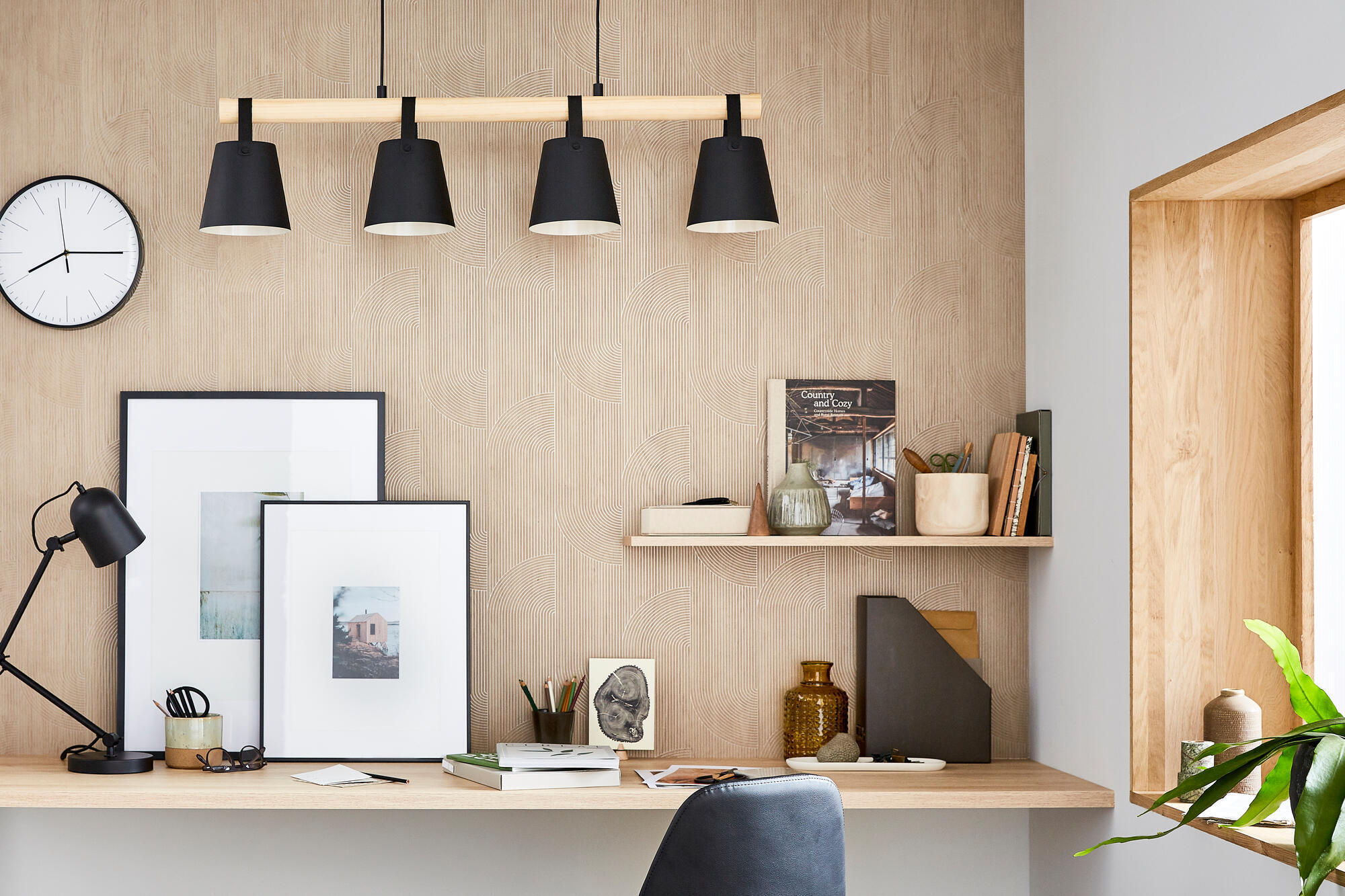 Cadre Milo, 40 x 50 cm noir, INSPIRE - 9