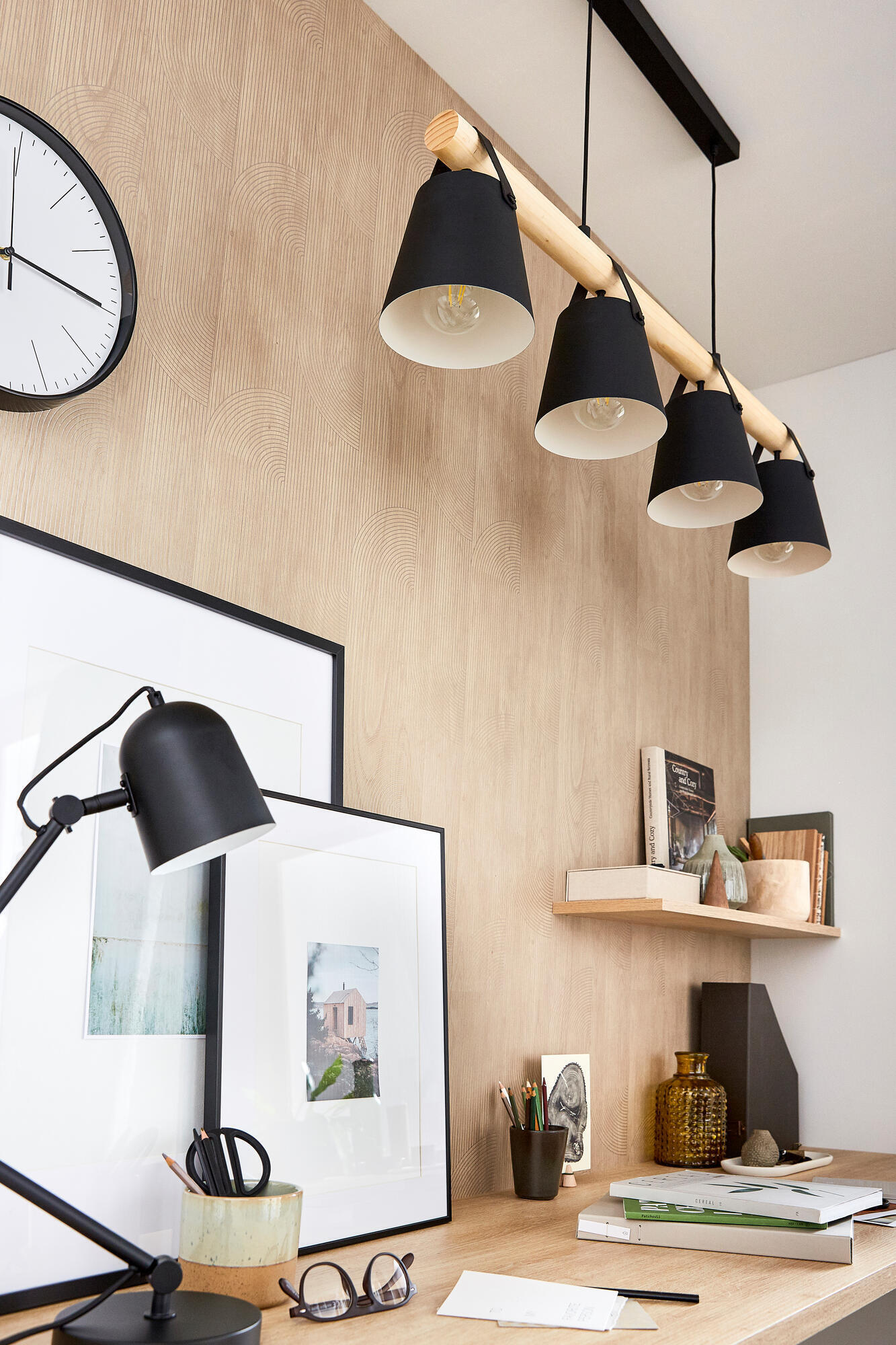 Cadre Milo, 40 x 50 cm noir, INSPIRE - 8