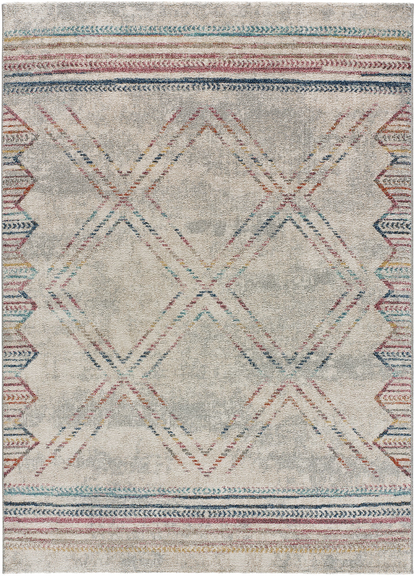 Alfombra polipropileno balaki 54529 multicolor 140x200cm