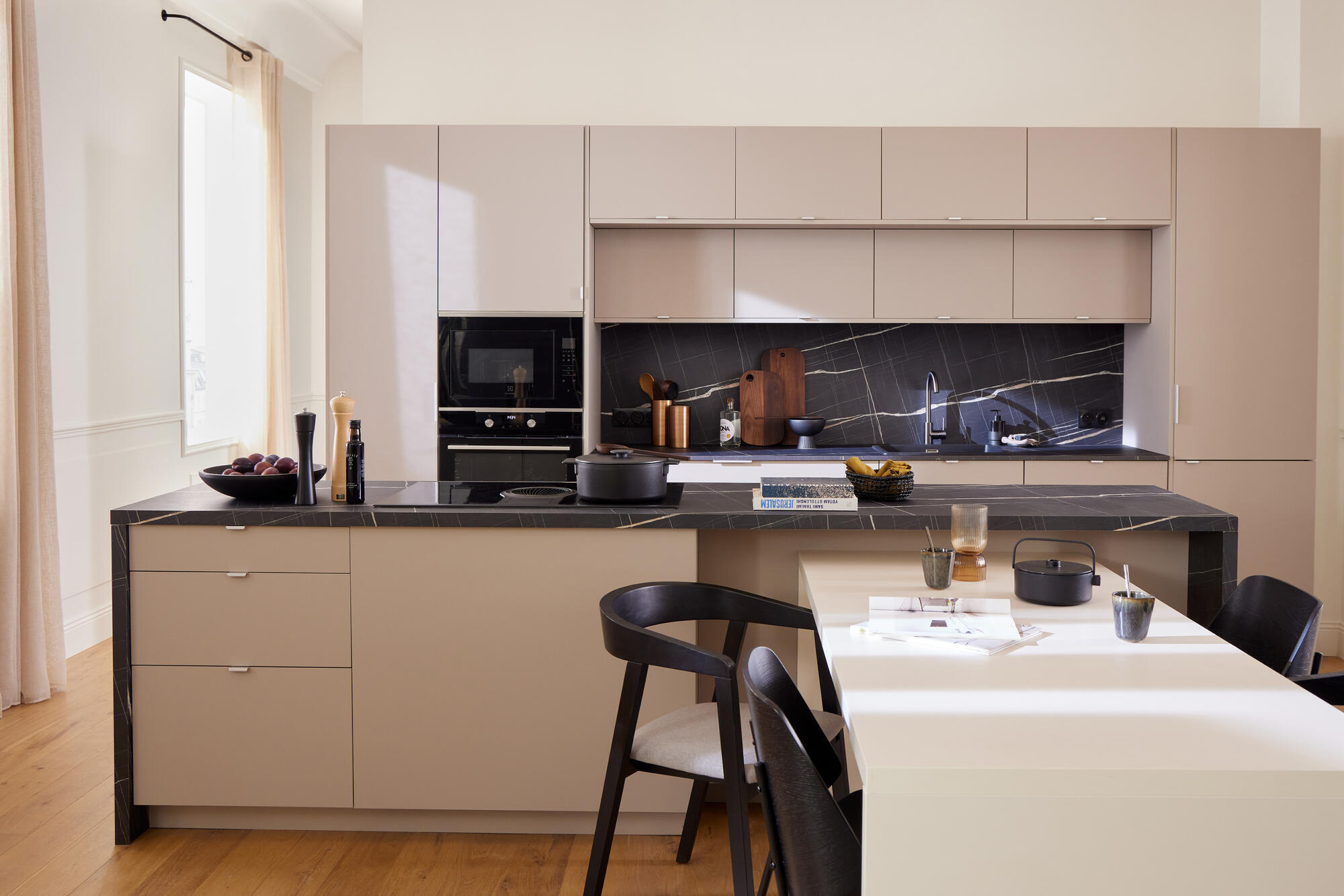 Suspension Soho verre, gris, Diam.28 cm, E27 - 2