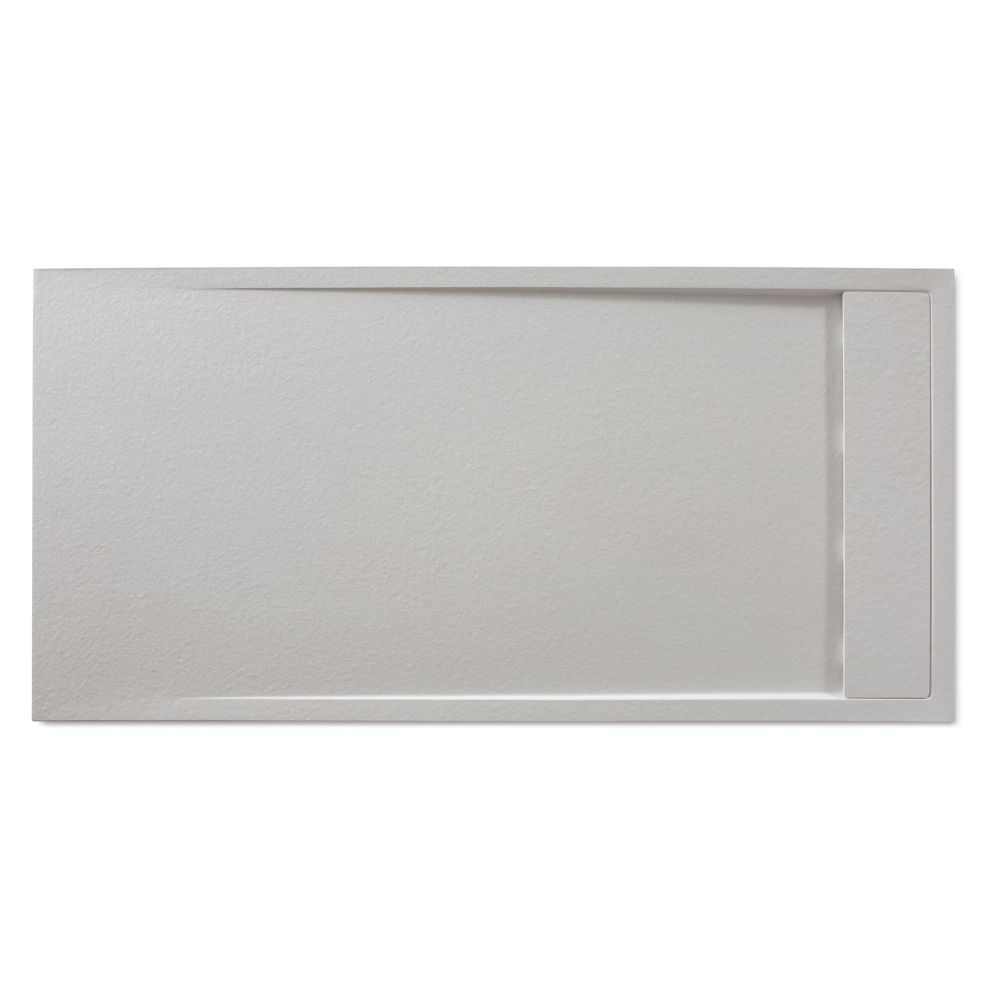 Base de duche SENSEA NEO CARGA MINERAL BRANCA 160X80 CM - 3