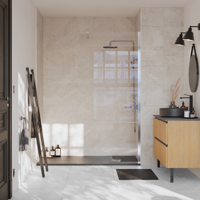 Suelo efecto piedra gris claro Lakos