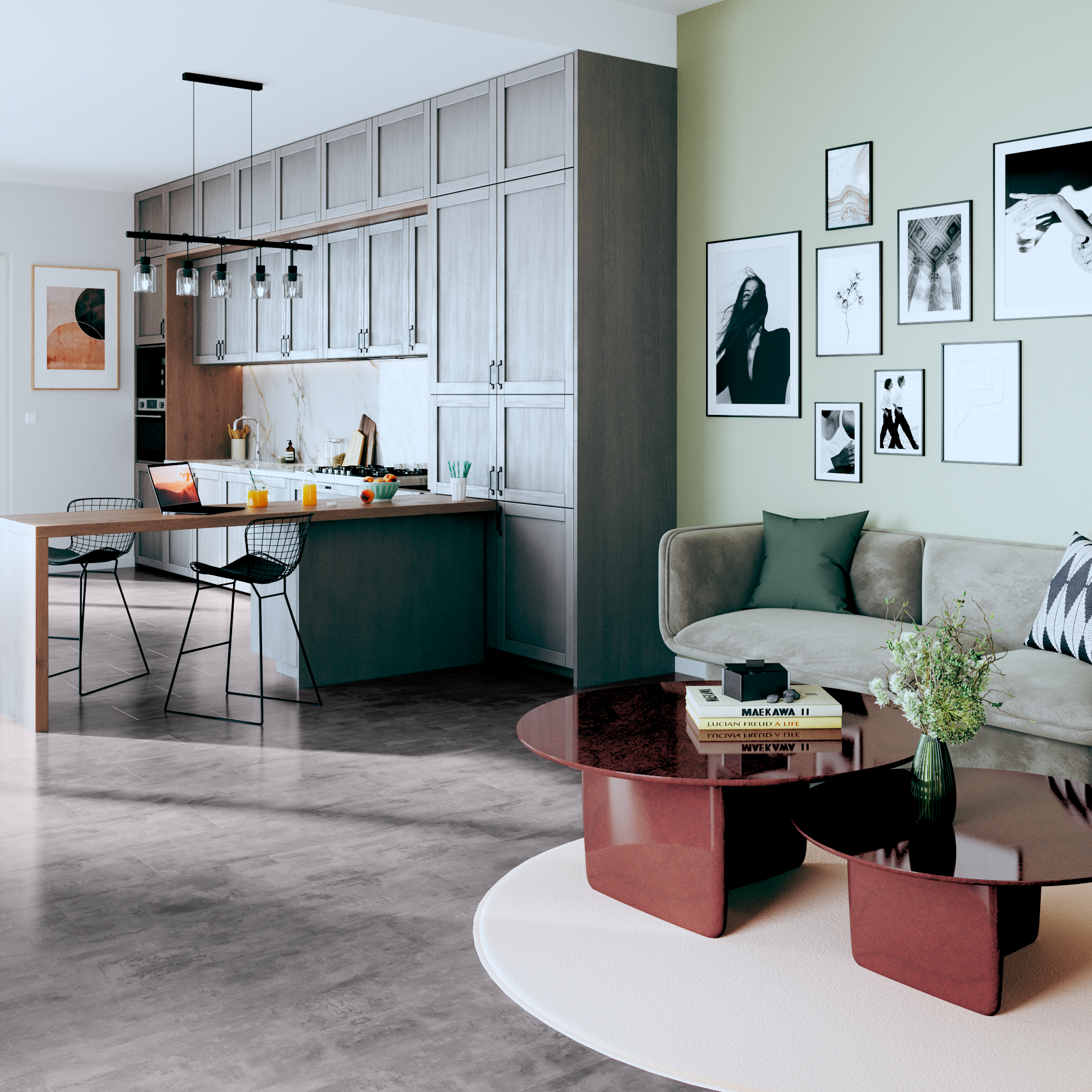 Echantillon Dalle PVC clipsable ARTENS Moods Zinc2 - 2