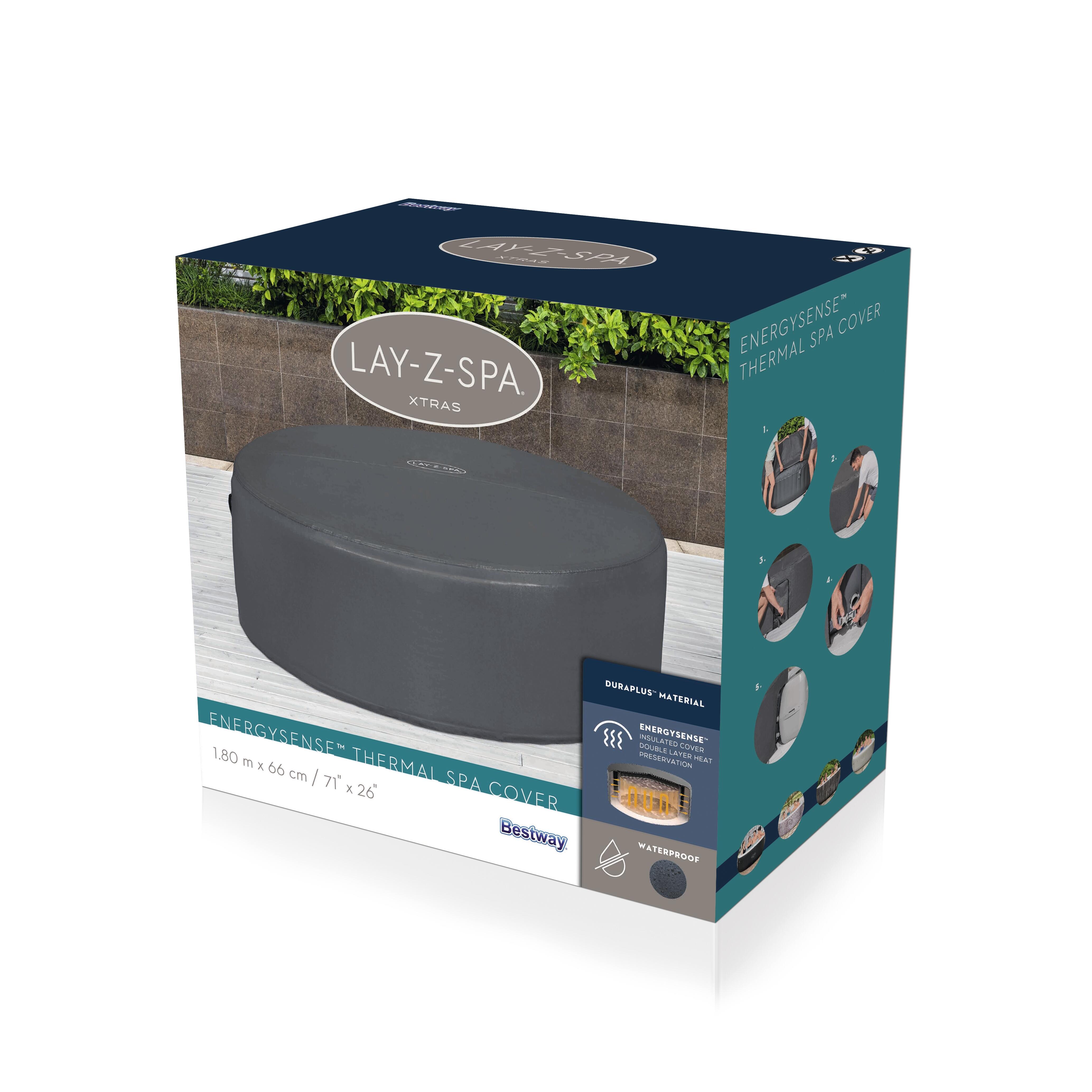 Couverture thermique pour spa rond, L.1,80m x Ep.66cm - 8