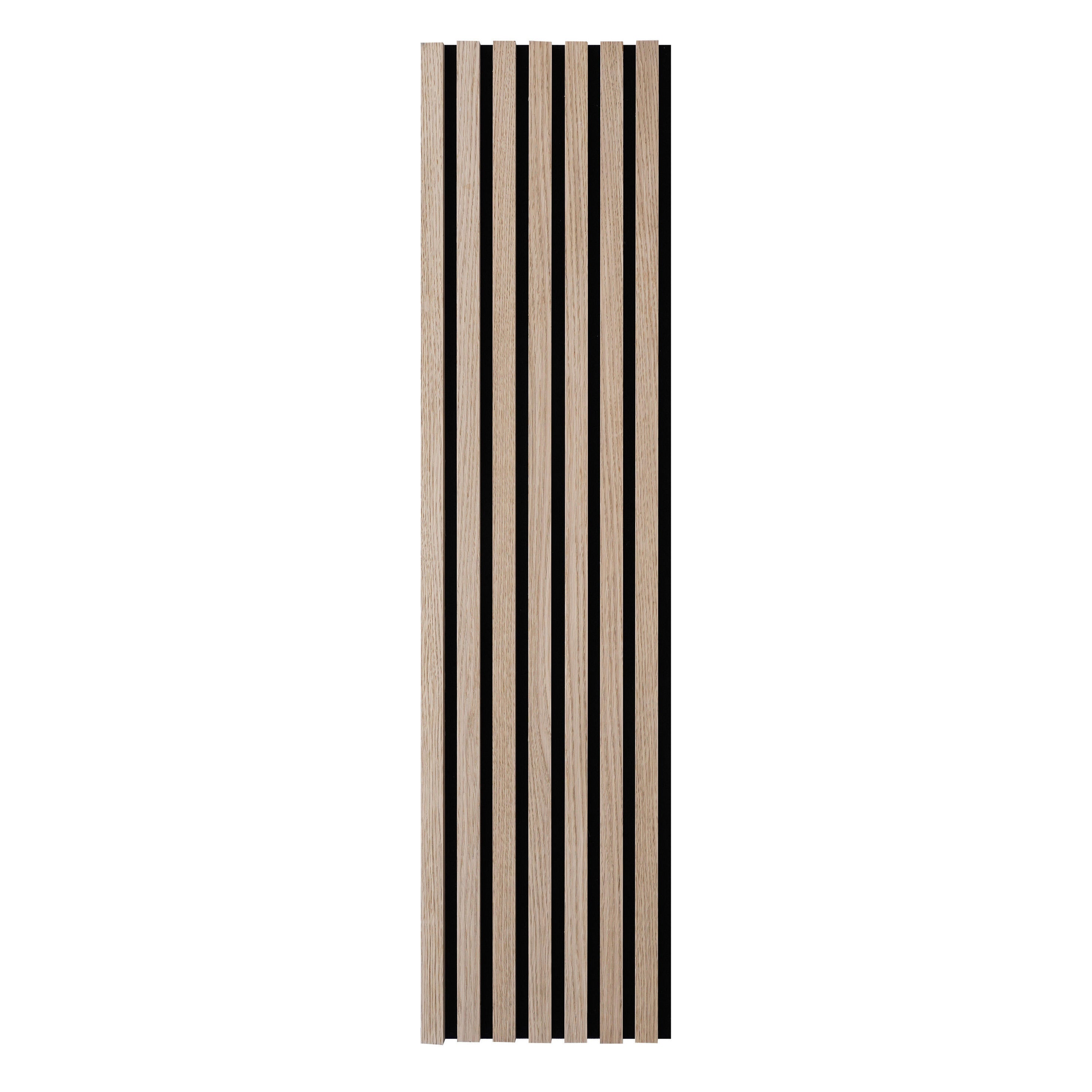 Plaquette de parement chêne Vertigo intérieur 120x30 cm - 2