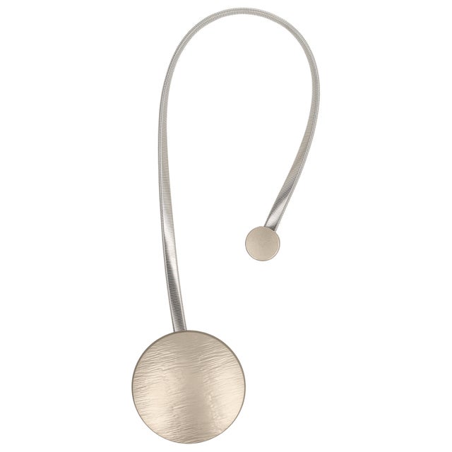 Embrasse aimantée rond, argent