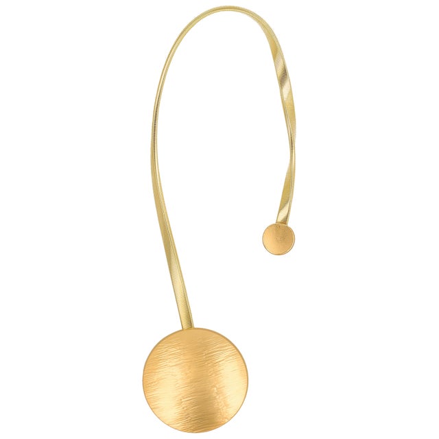 Embrasse aimantée rond, or