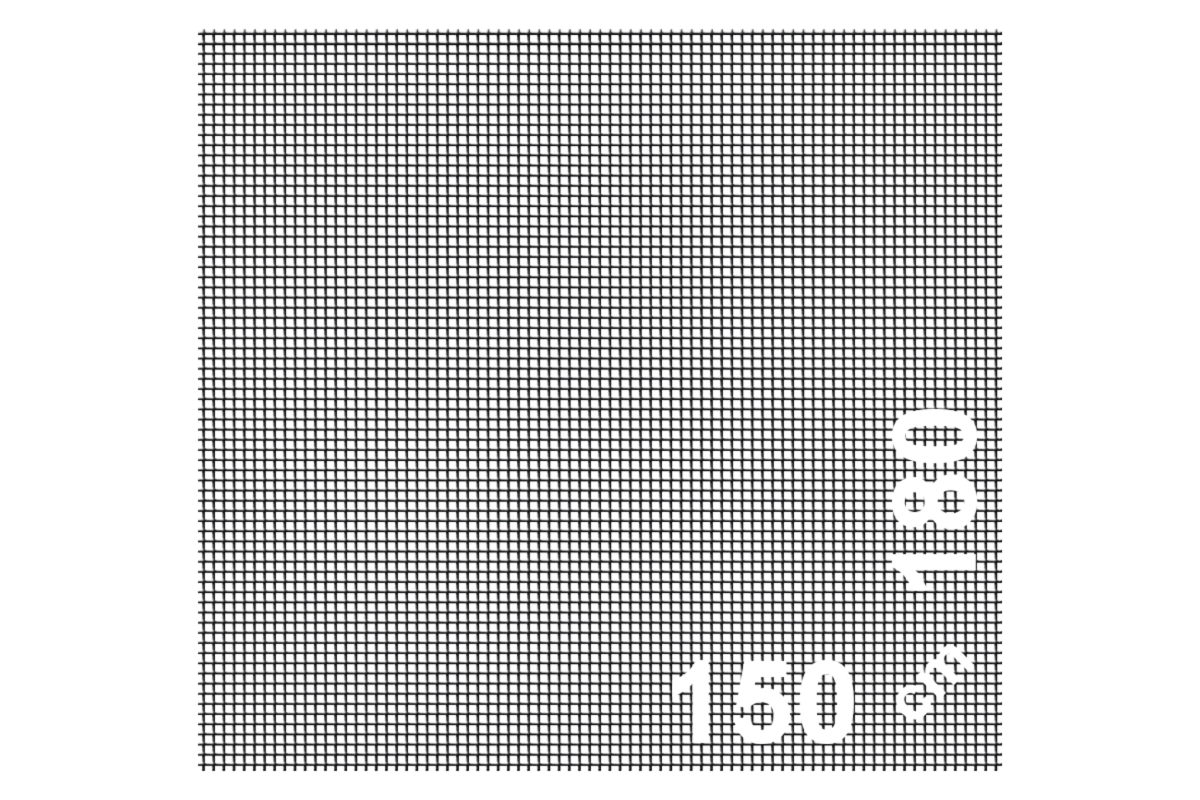 Tela mosquitera recortable para ventana poliester blanco adhesiva 150x180 - 2