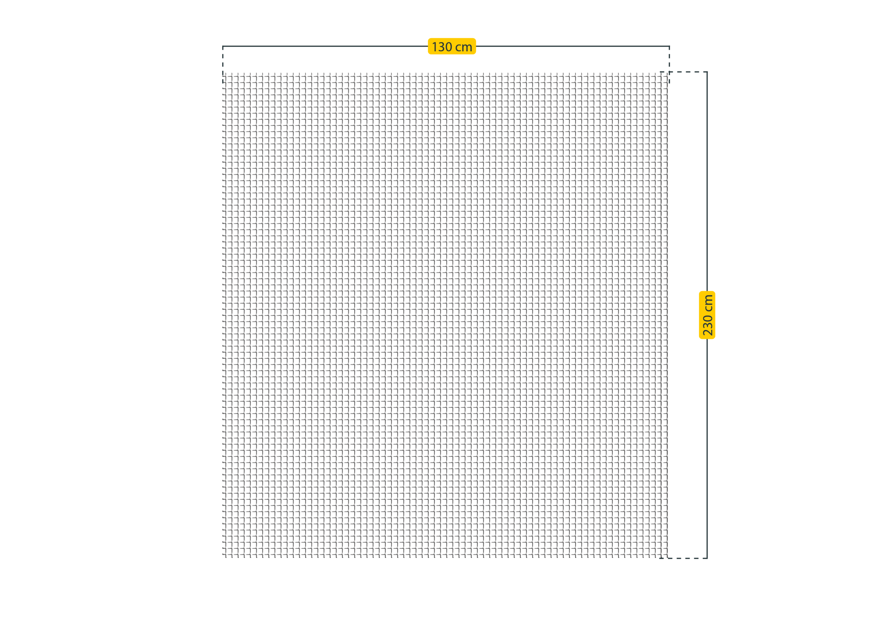 Tela de mosquitera poliester blanco 130x230cm recortable para puerta autoadhesiva - 5