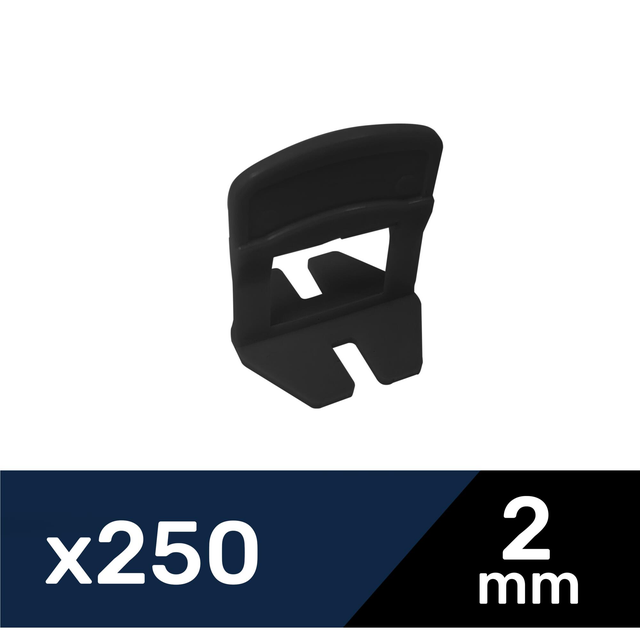 Lot de 250 croisillons à cale autonivelante DEXTER, Ep.2 mm